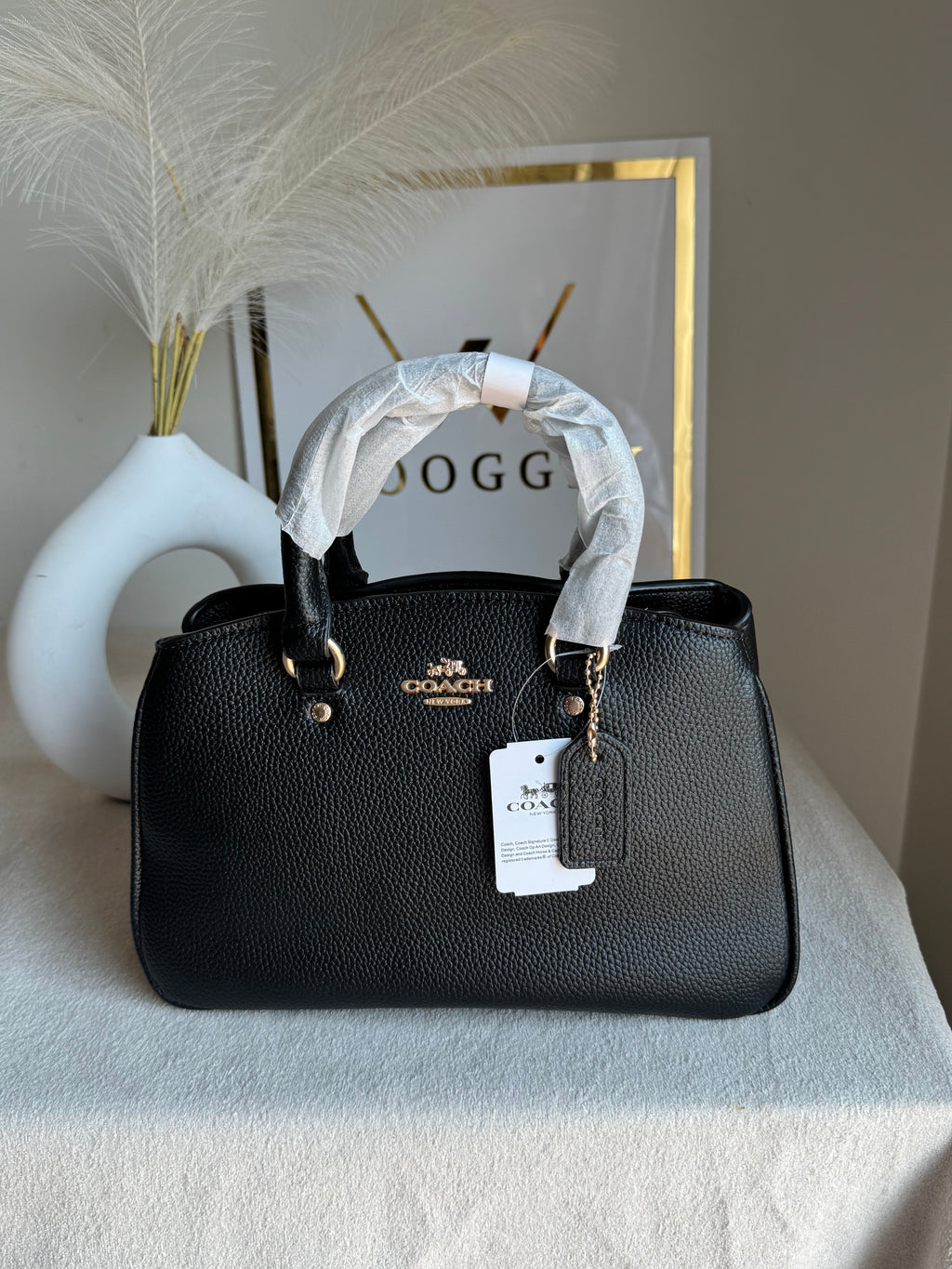 COACH PREMIUM Hand Bag (Black)
