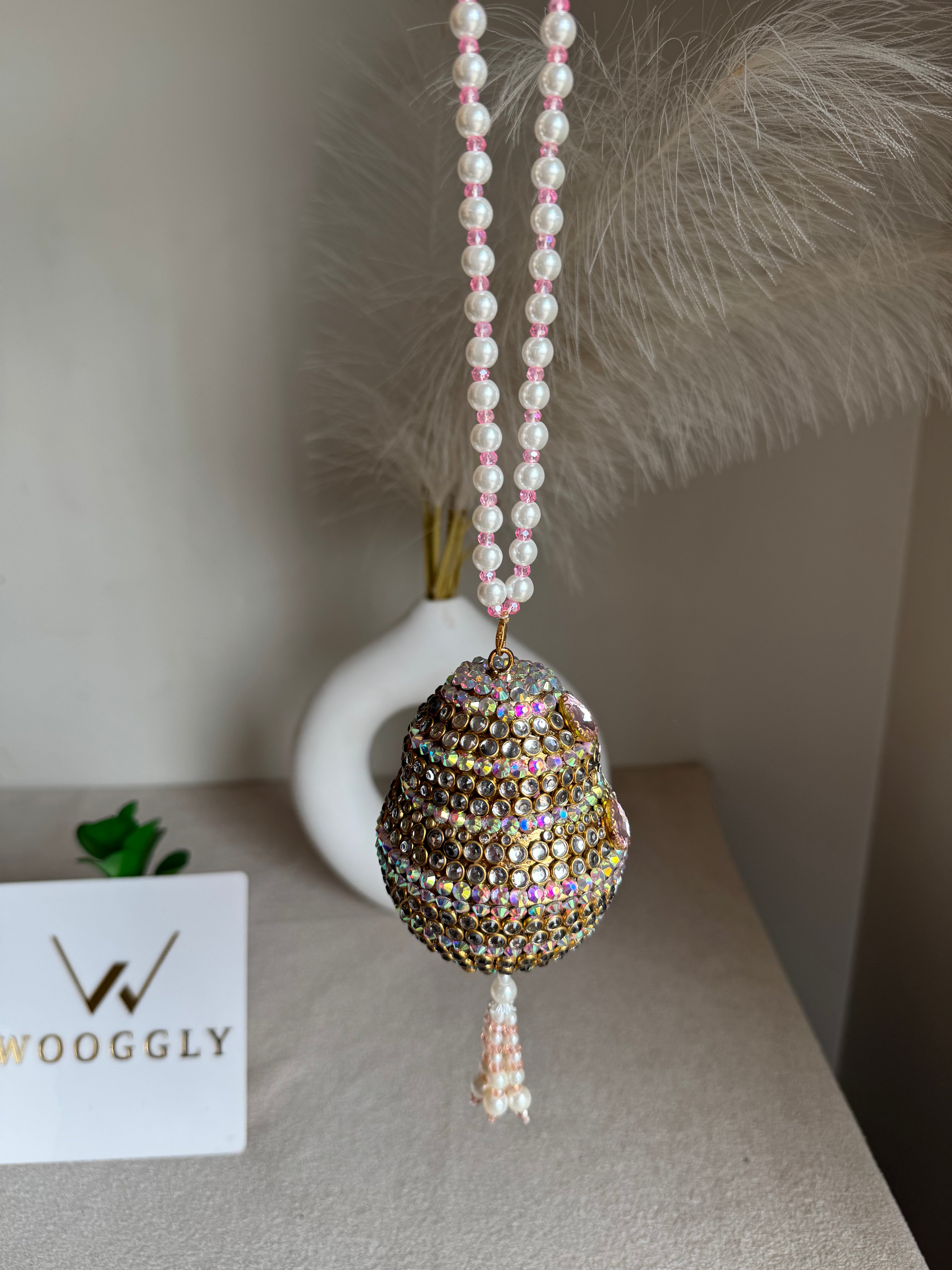 Turkish Potli - Multi Pink