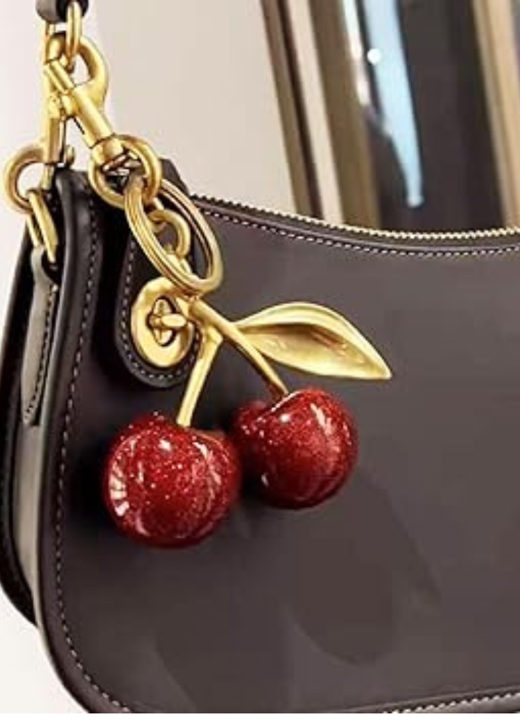 Trendy Cherry Bag Charm