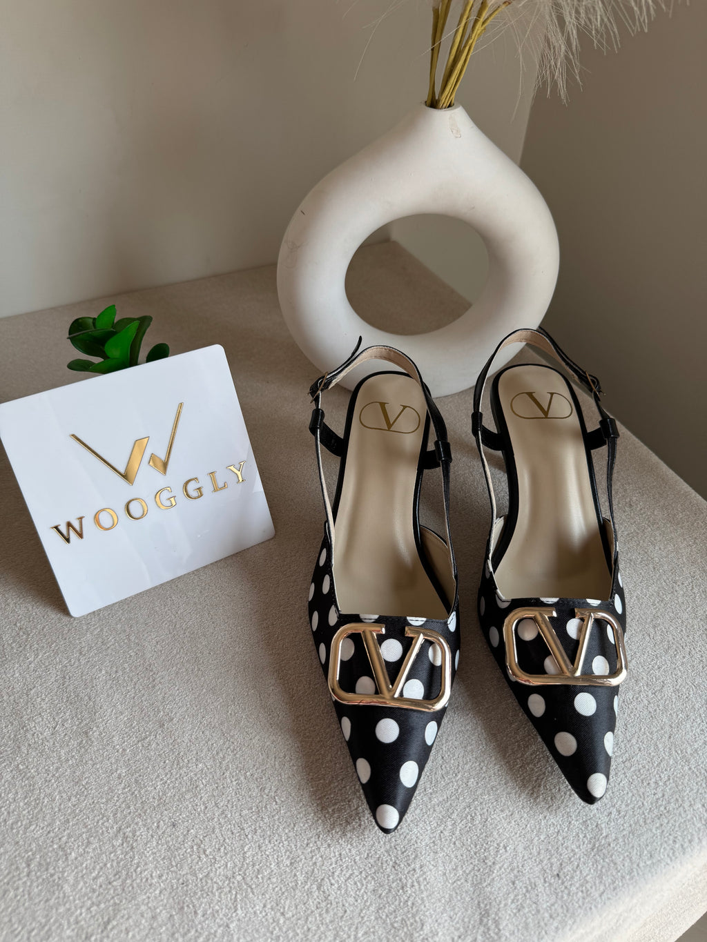 Valentino Polka Heels