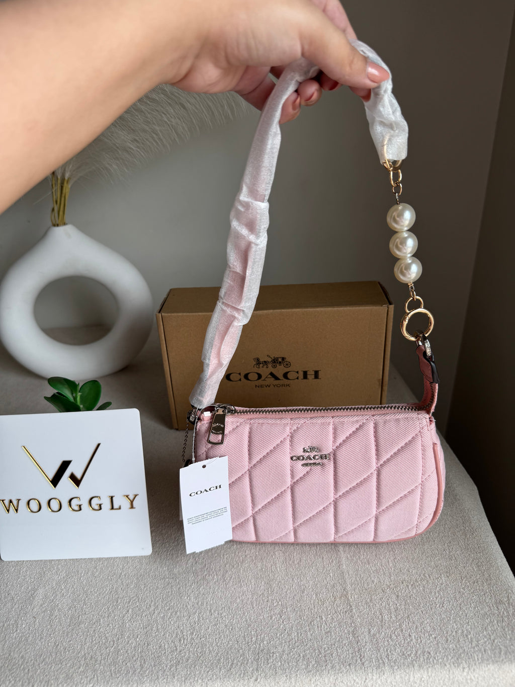 Nolita 19 Signature Canvas with Soft Girly Pink - BOX PACKING