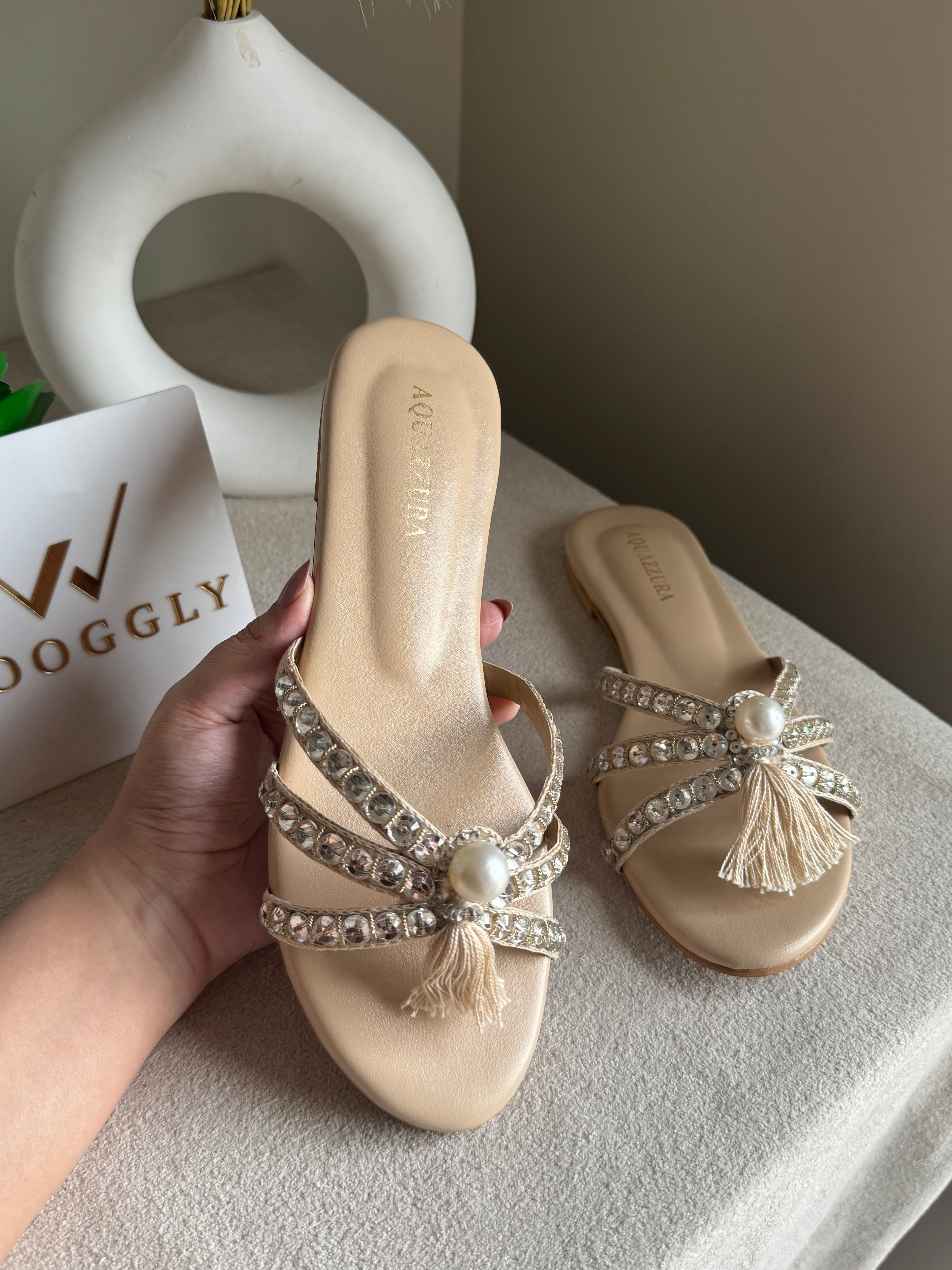 Angel Slides - Beige