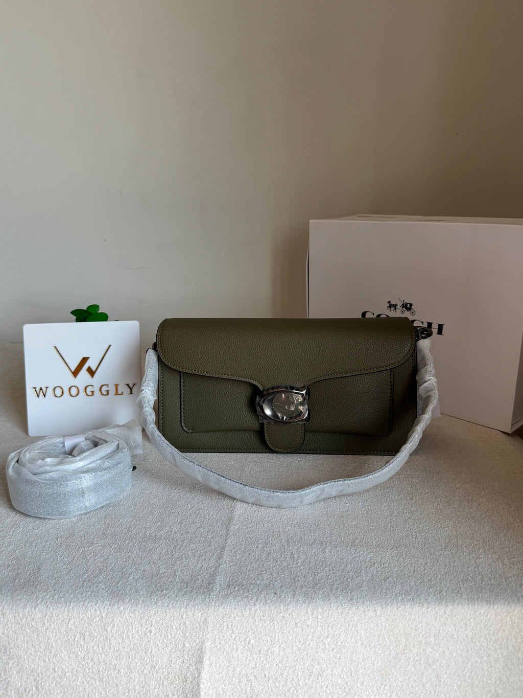 COACH TABBY PREMIUM (Olive Green) - MAGNETIC BOX PACKING