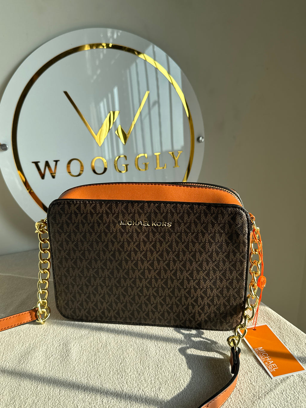 Premium Michael Kors Crossbody Bag (Brown)