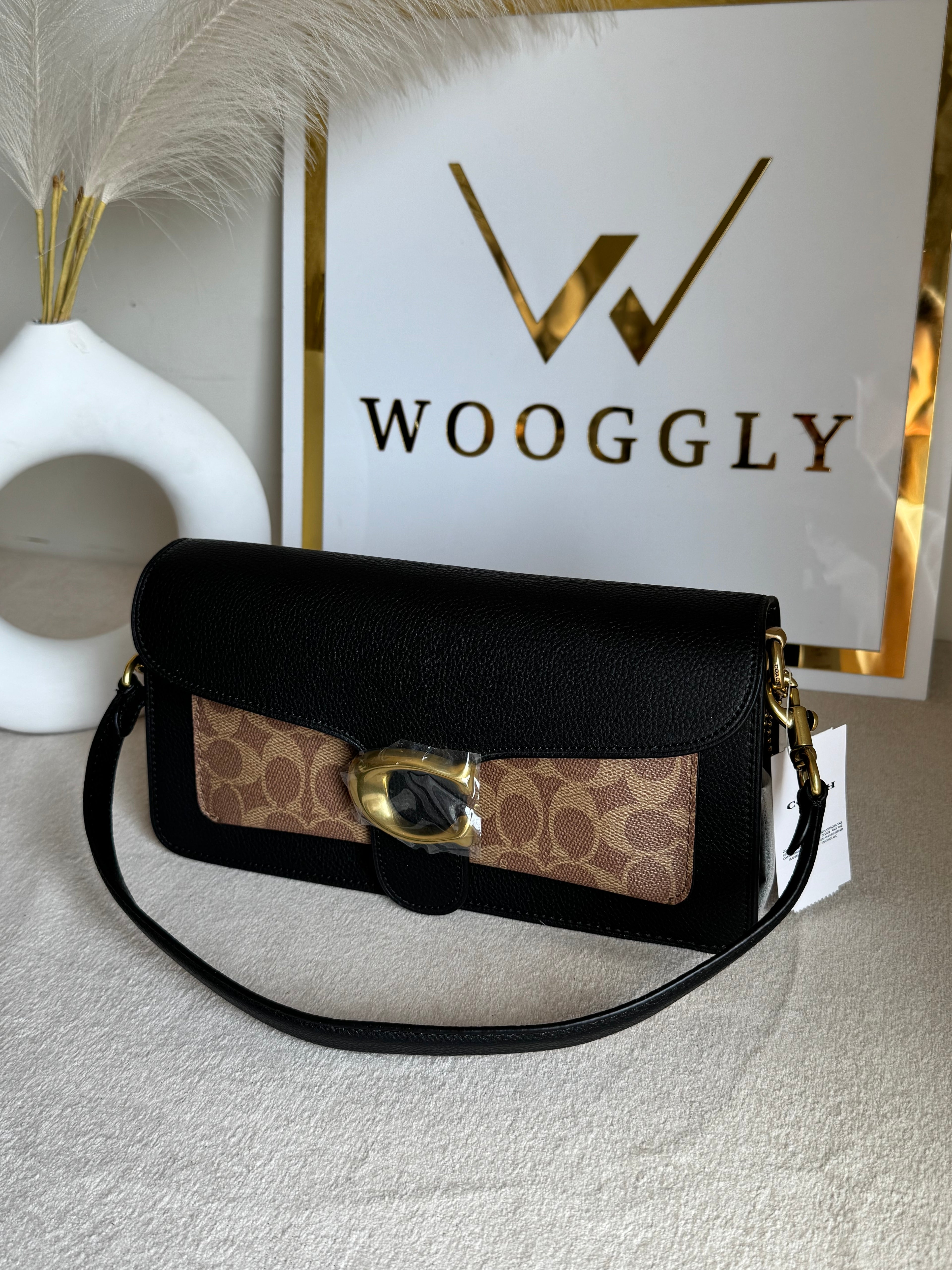 COACH TABBY PREMIUM (Black & Khaaki) - MAGNETIC BOX PACKING