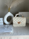 Premium C & K Elora Bag with PROPER PACKING Cream