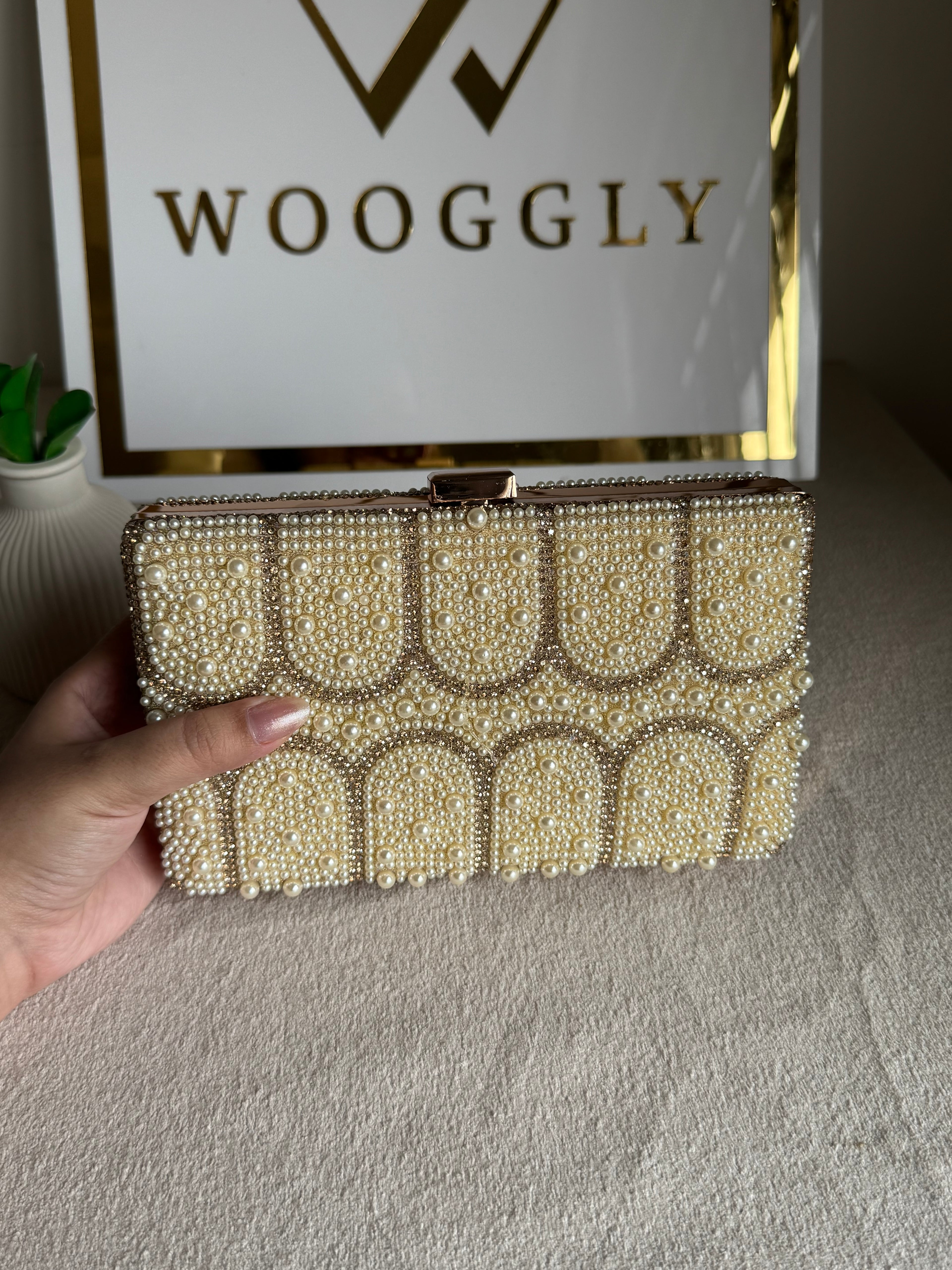 After Hours Pearl Clutch