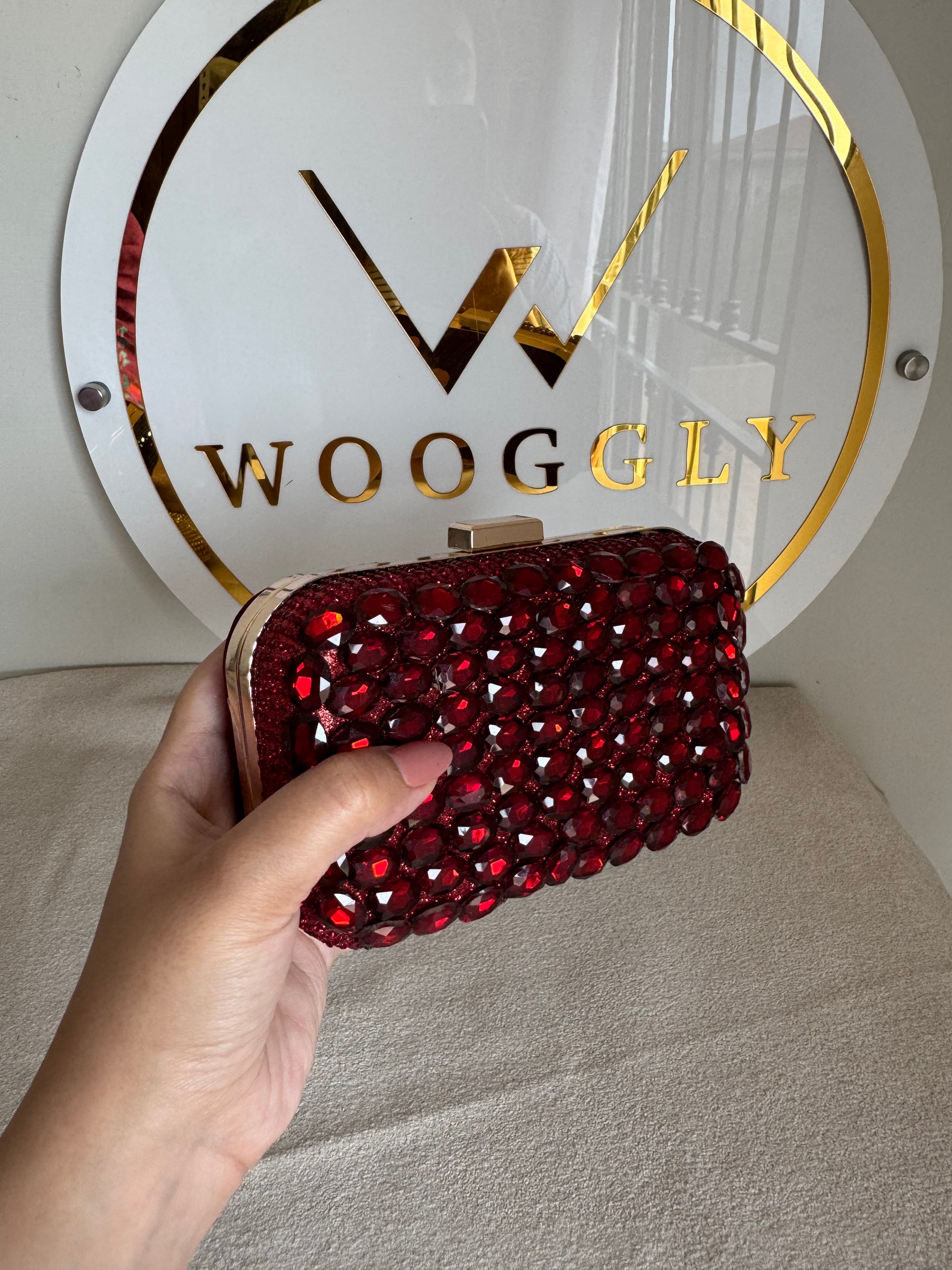 Dreamy Clutch - Maroon