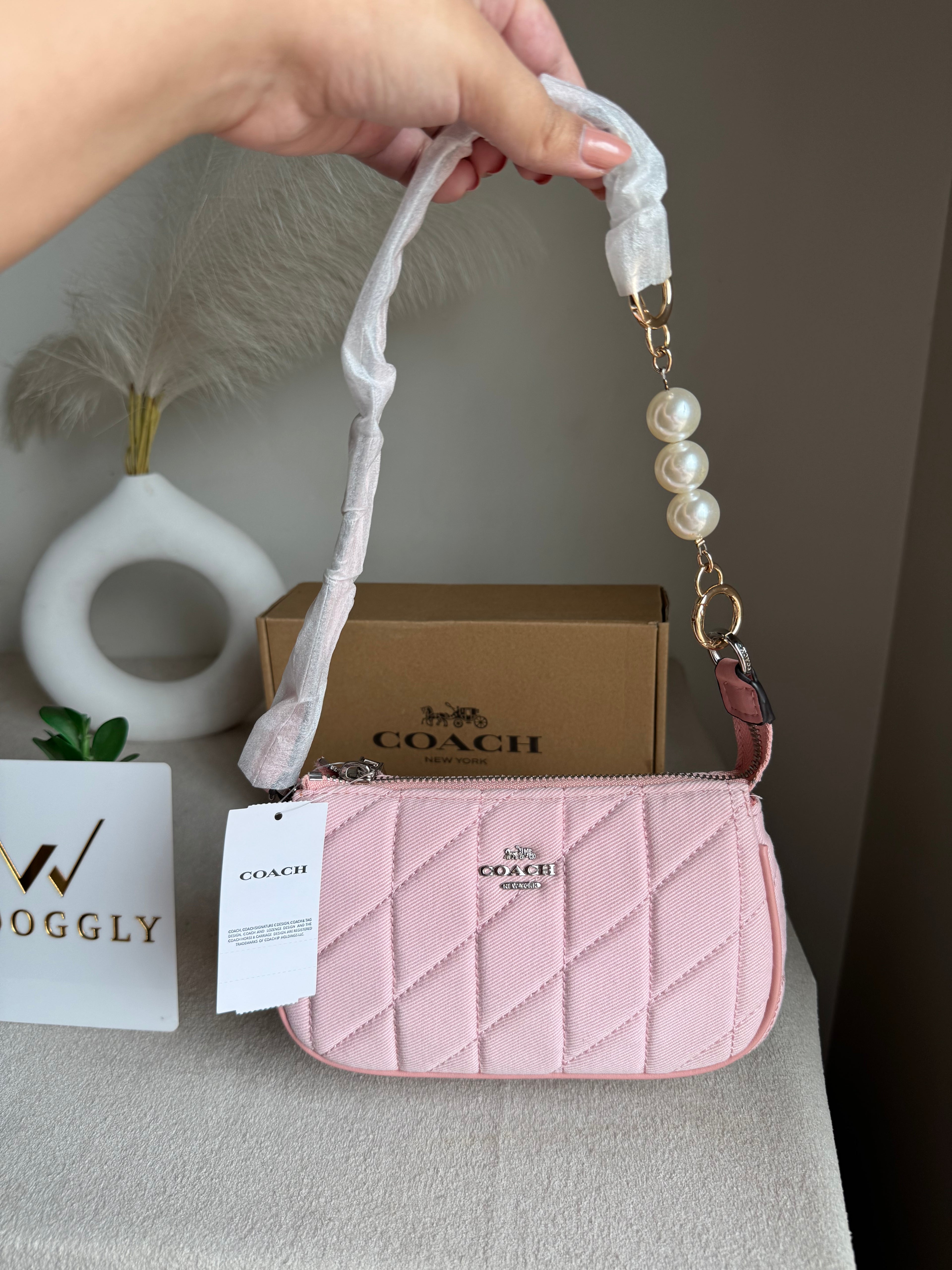 Nolita 19 Signature Canvas with Soft Girly Pink - BOX PACKING