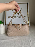 Rosy Butterfly Clutch (Rose Gold)