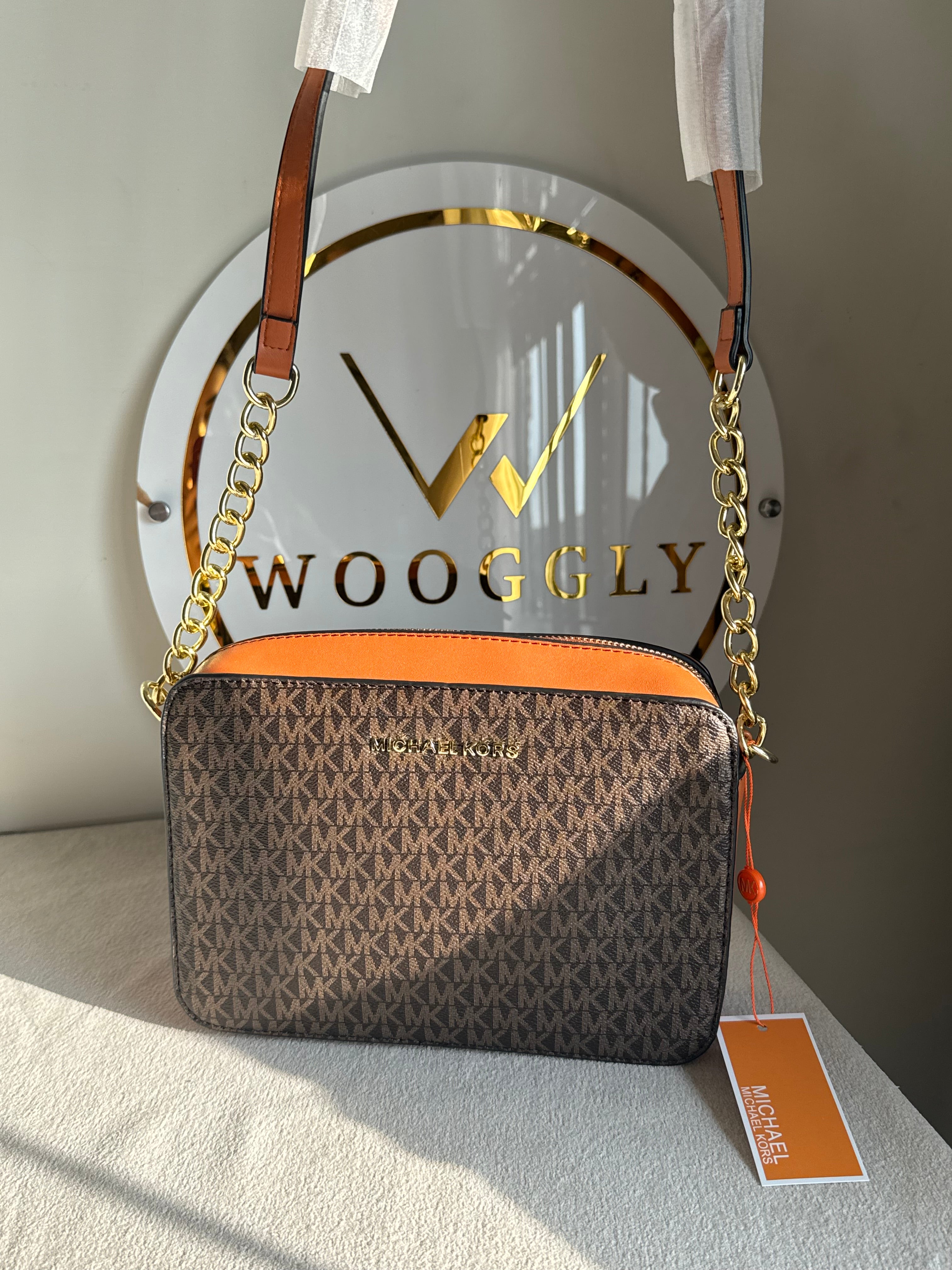 Premium Michael Kors Crossbody Bag (Brown)