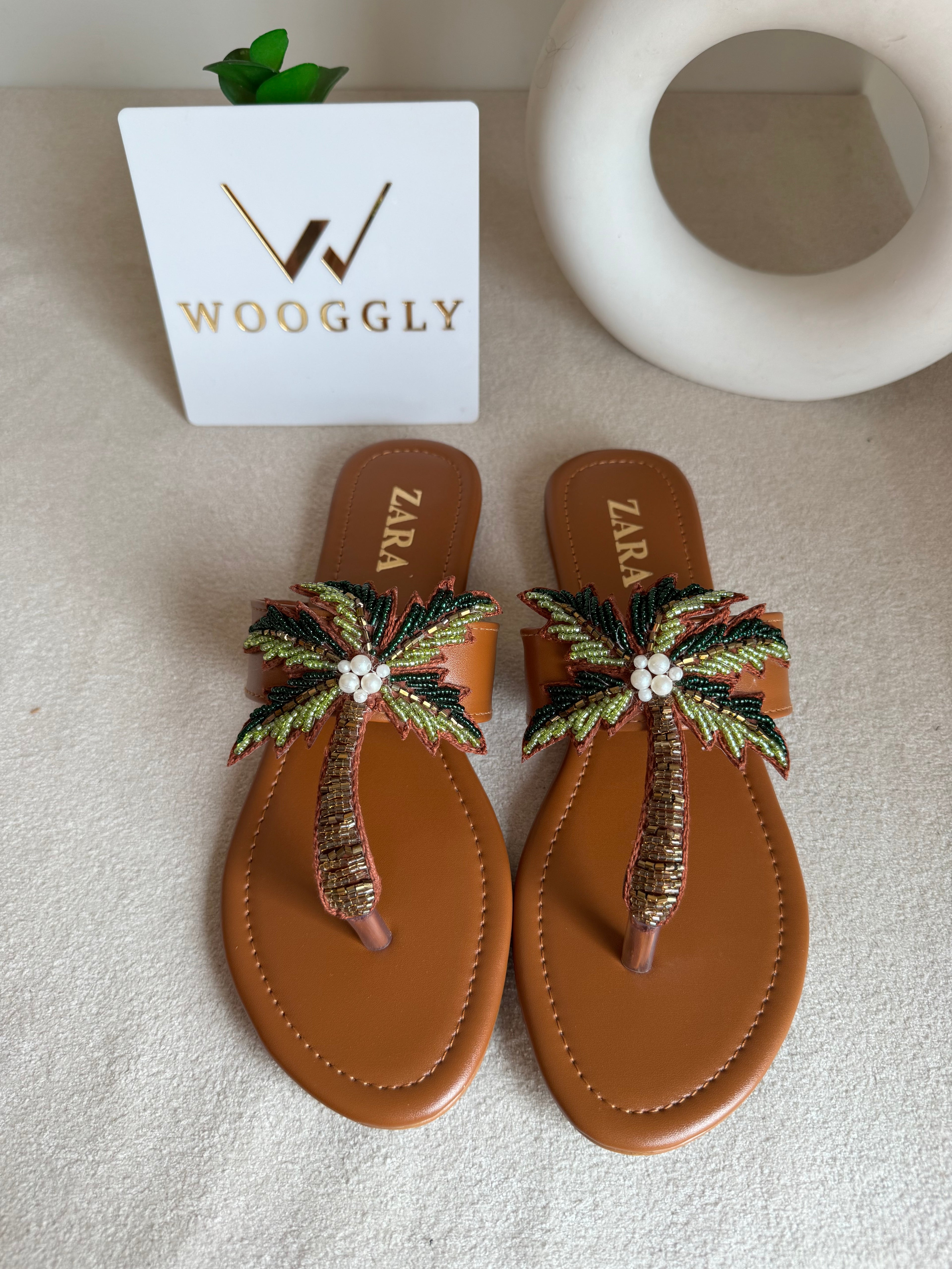 Zara Island Special Flats - Brown