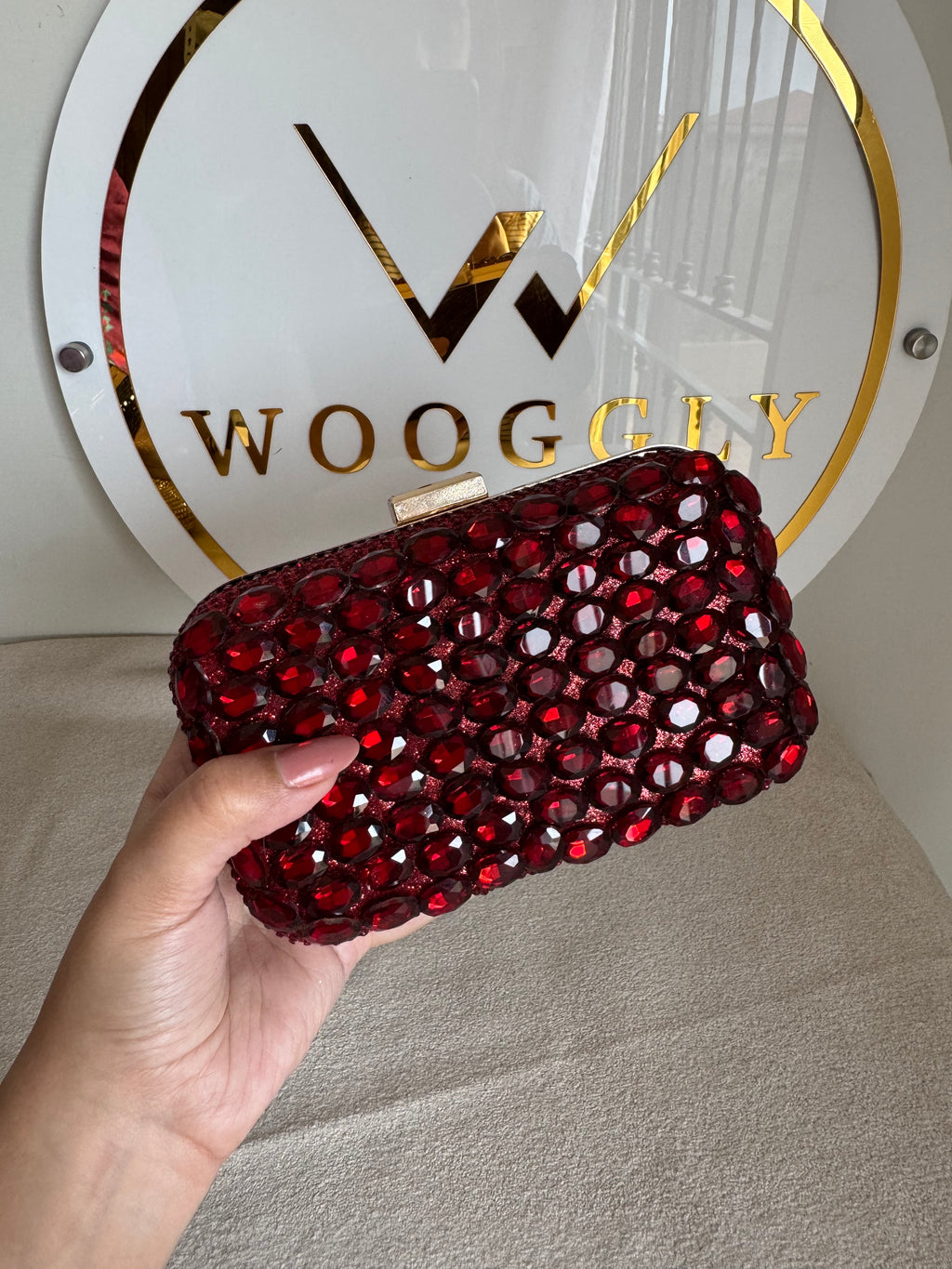Dreamy Clutch - Maroon