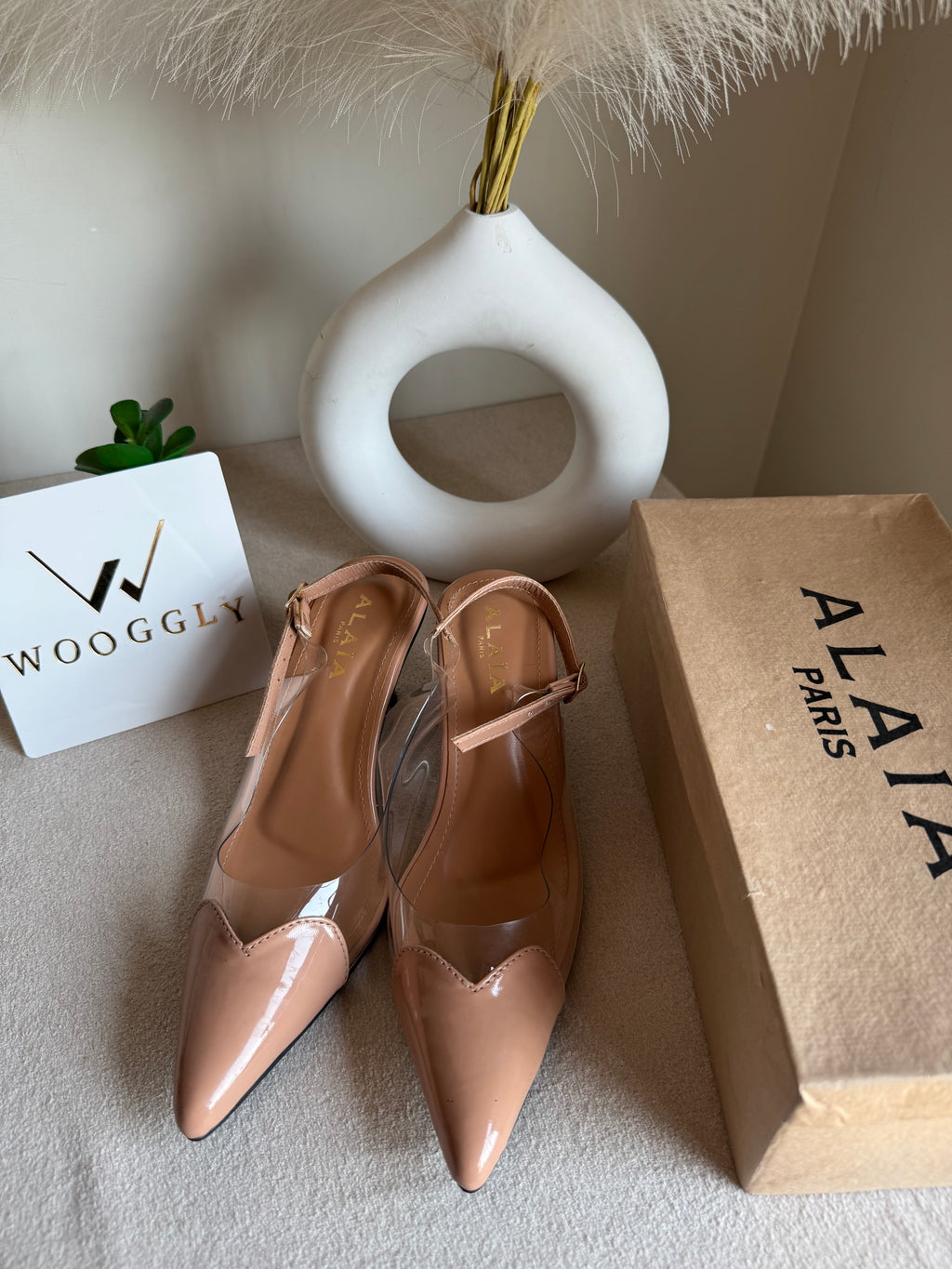 Alaia Paris Heels - Nude