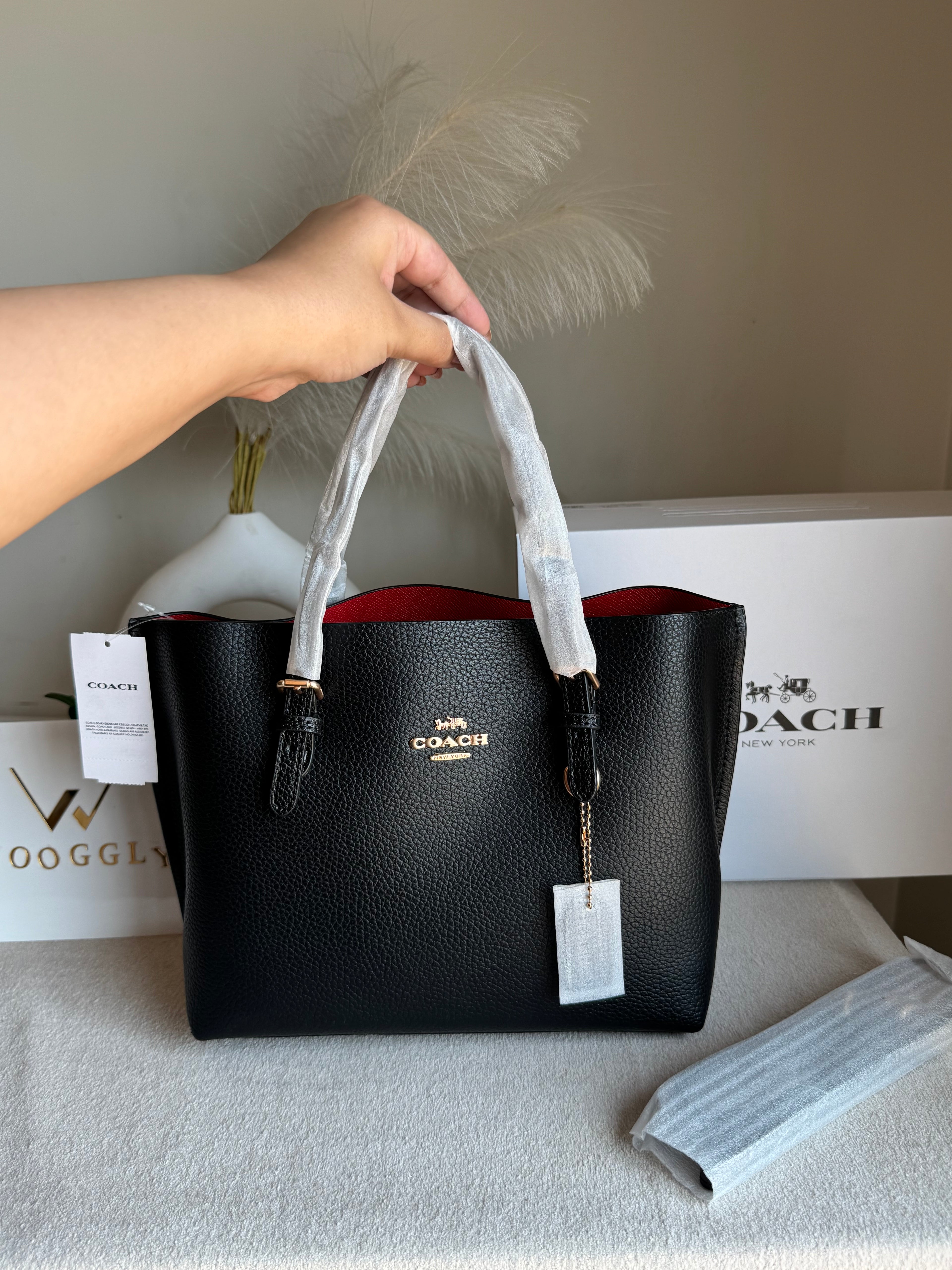 COACH Mini Mollie ToteBlack - BOX PACKING