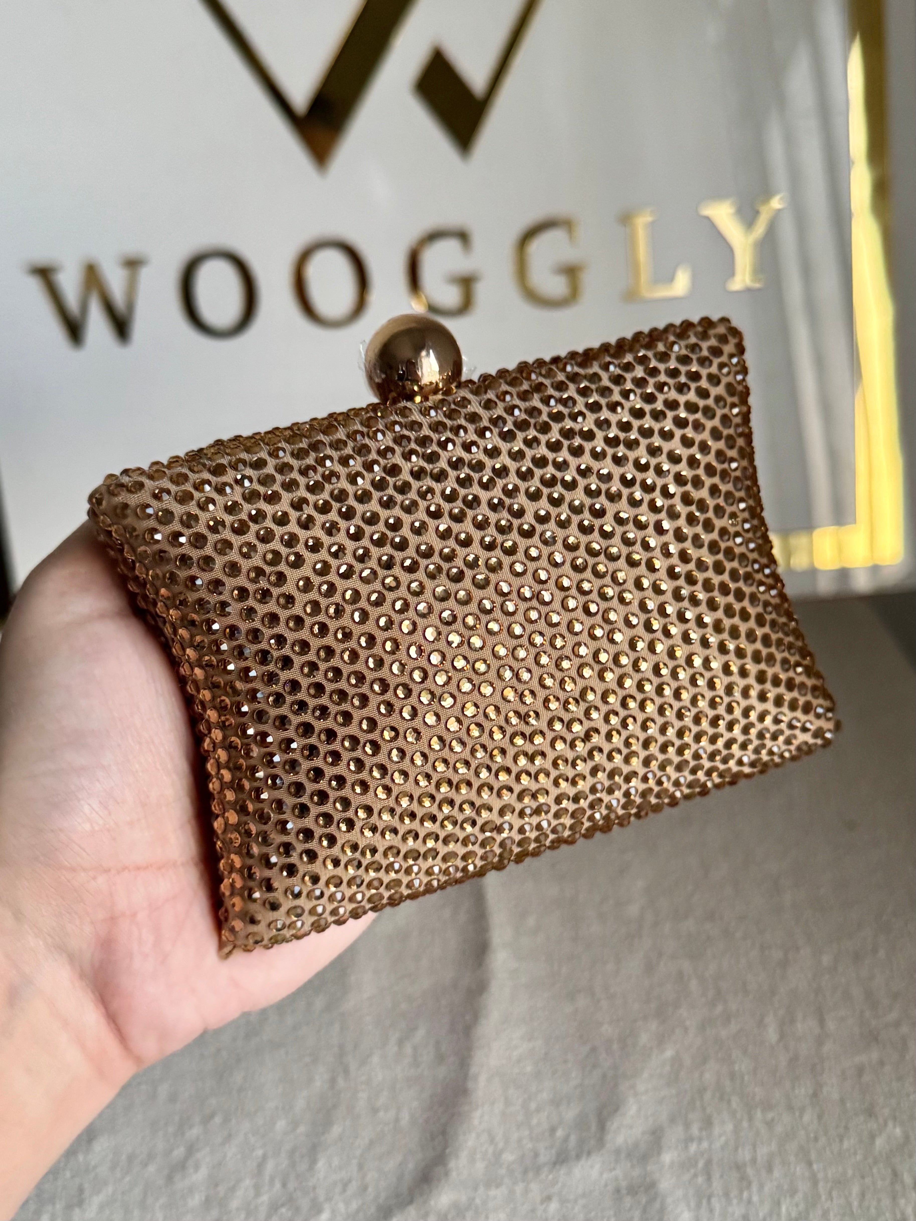 Muse Swarovski Clutch - Champagne