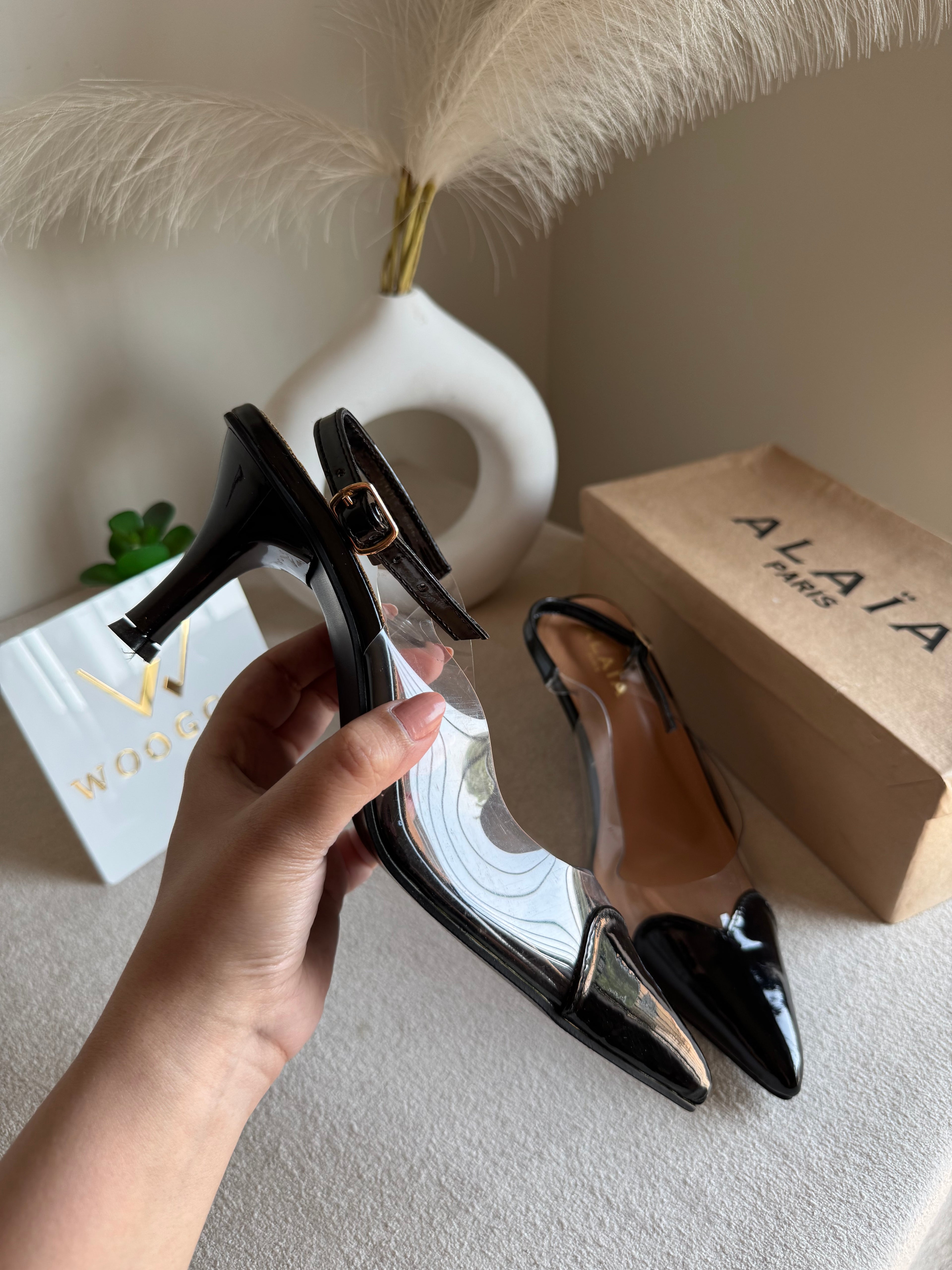 Alaia Paris Heels - Black