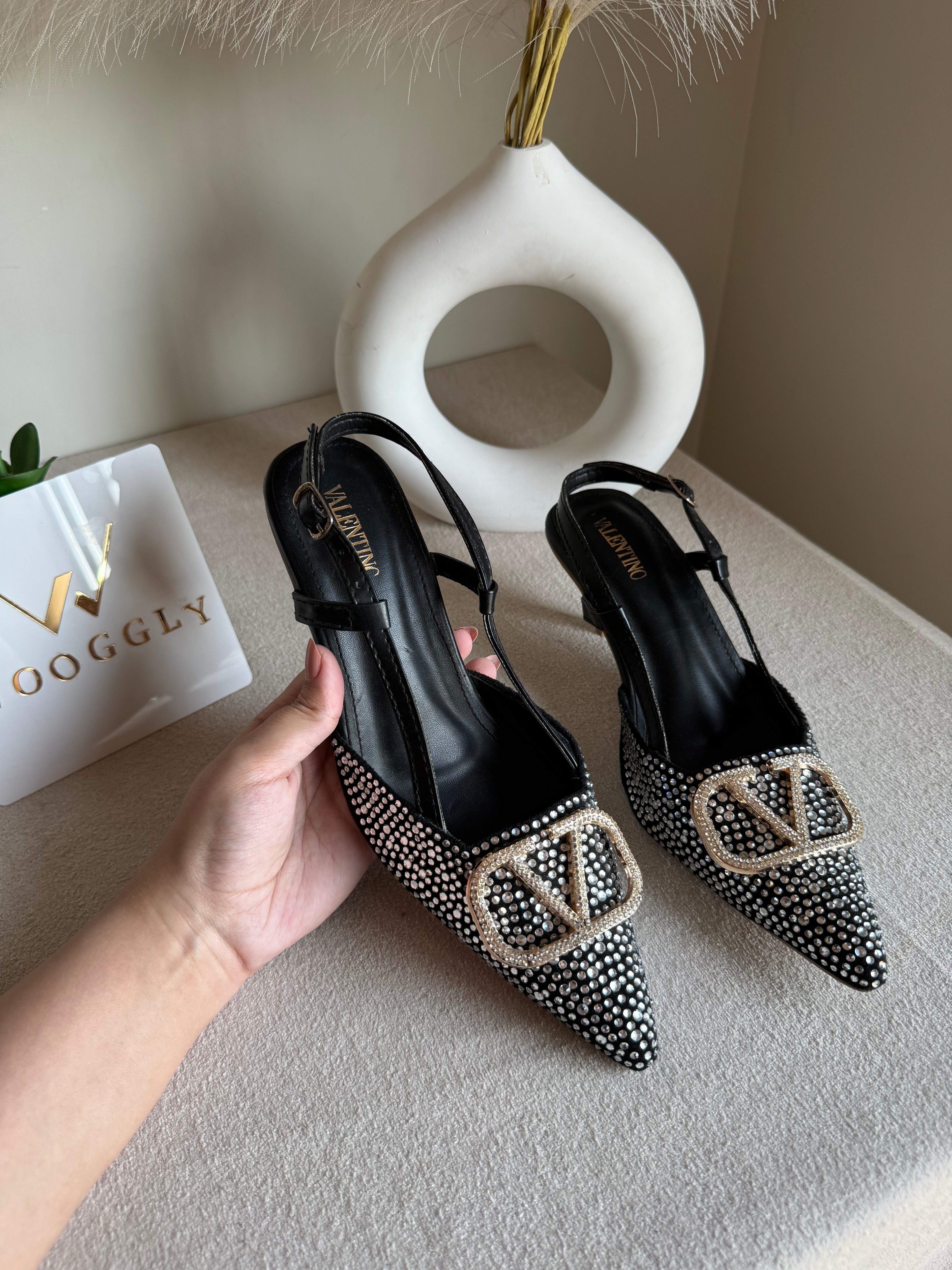 Essential Valentino Black Heels