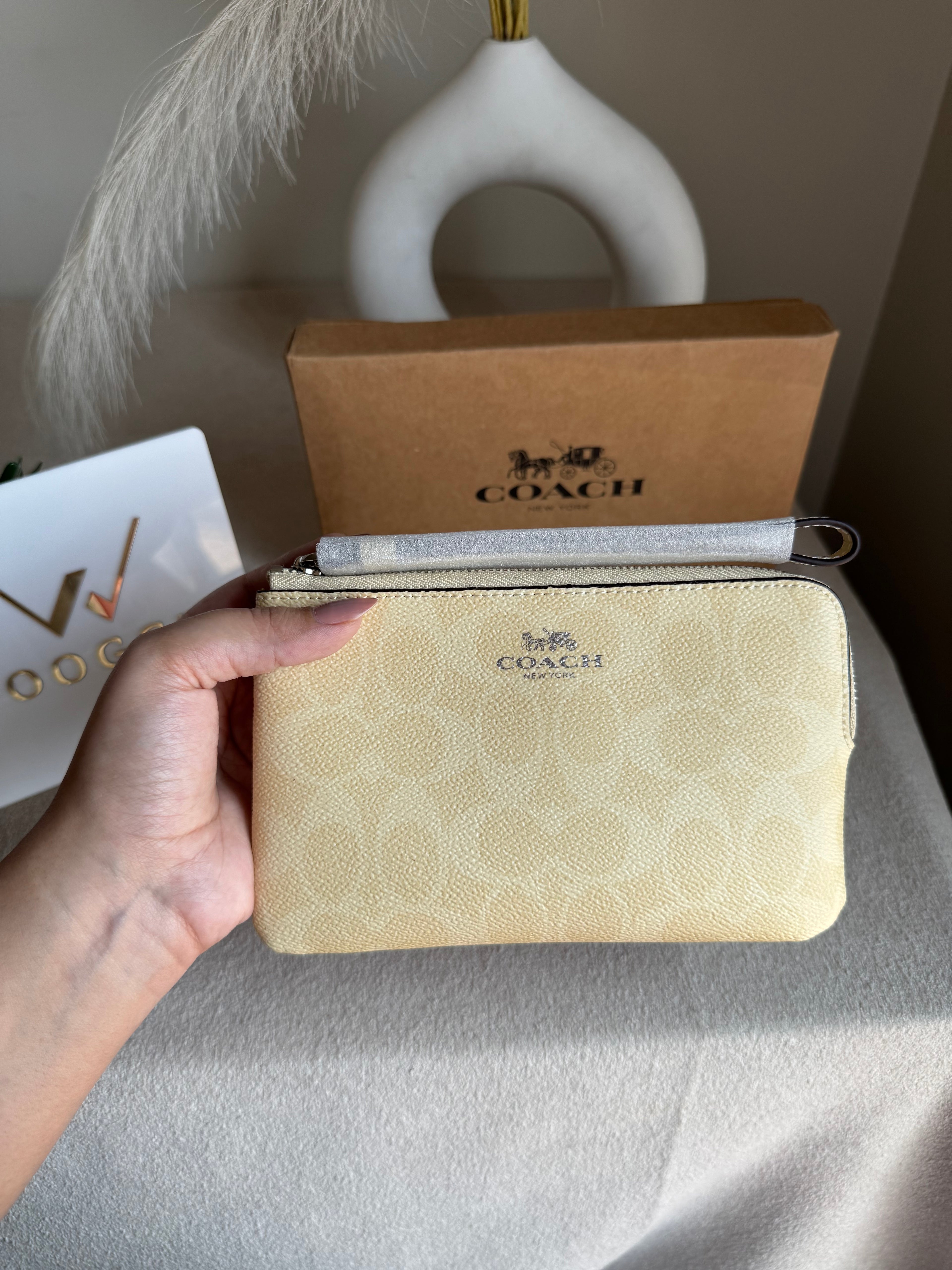 High Quality Wristlet - Butter Yellow