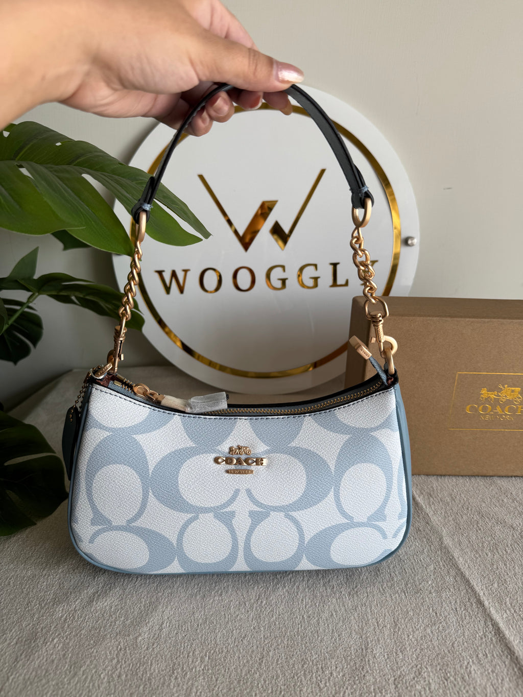 COACH TERI PREMIUM Baby Blue - BOX PACKING