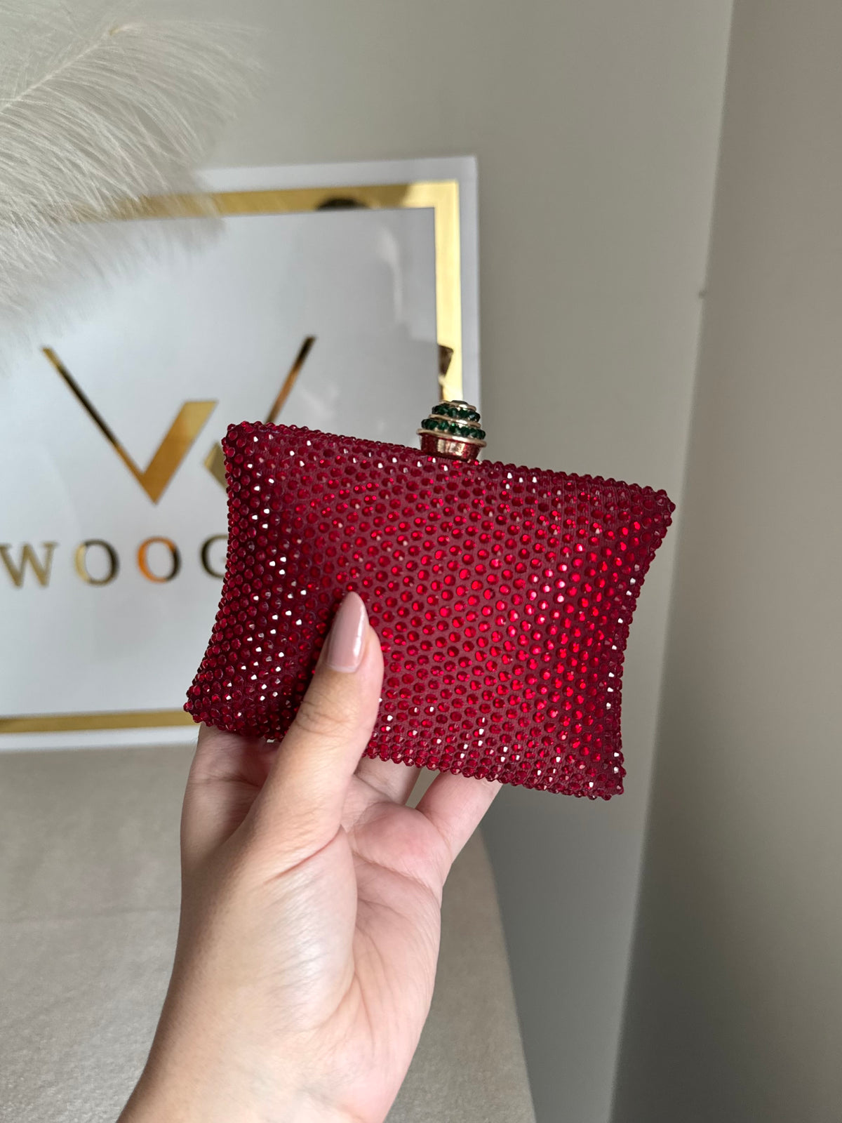 Ella Clutch - Red