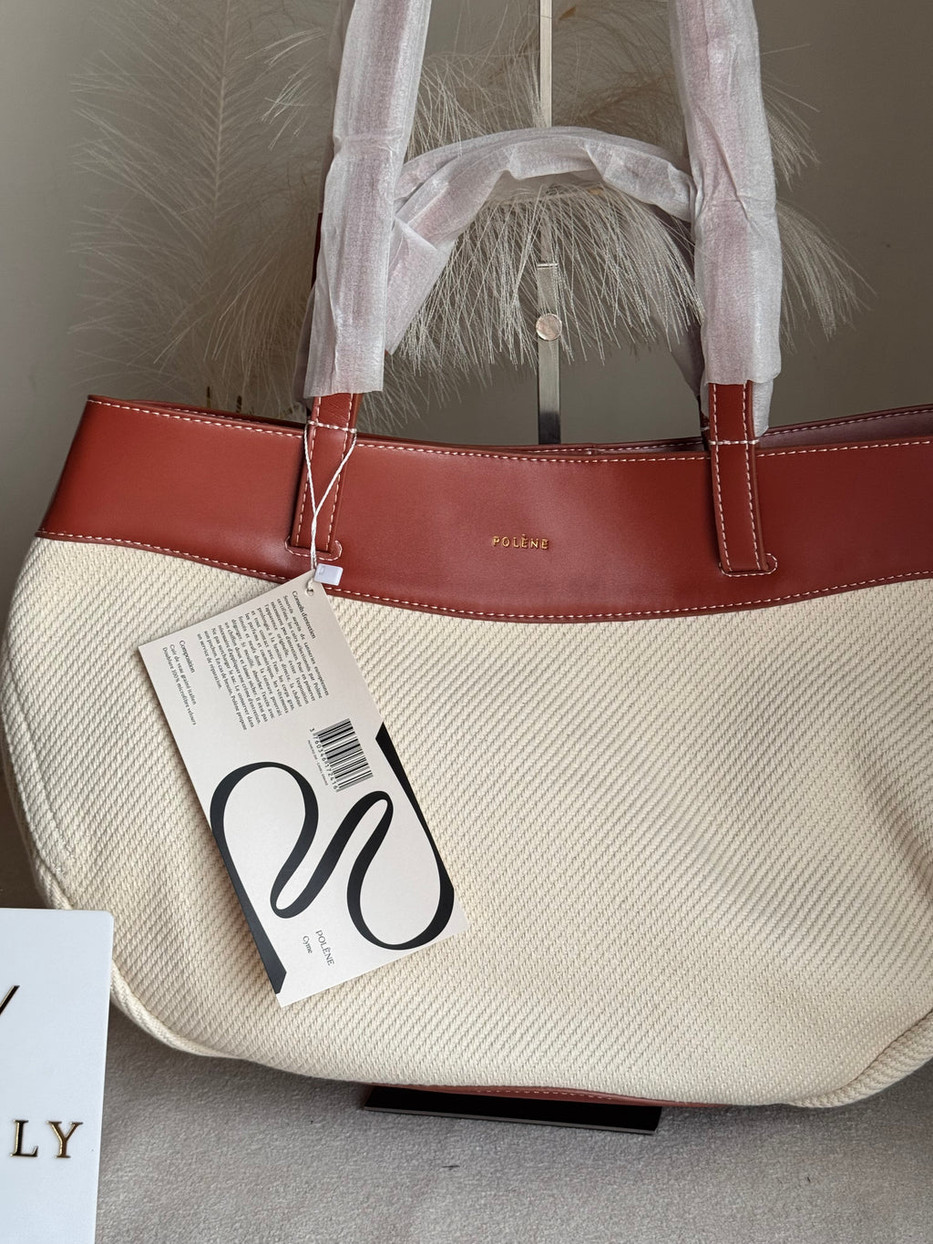 Polene Cyme - Cream with Brown