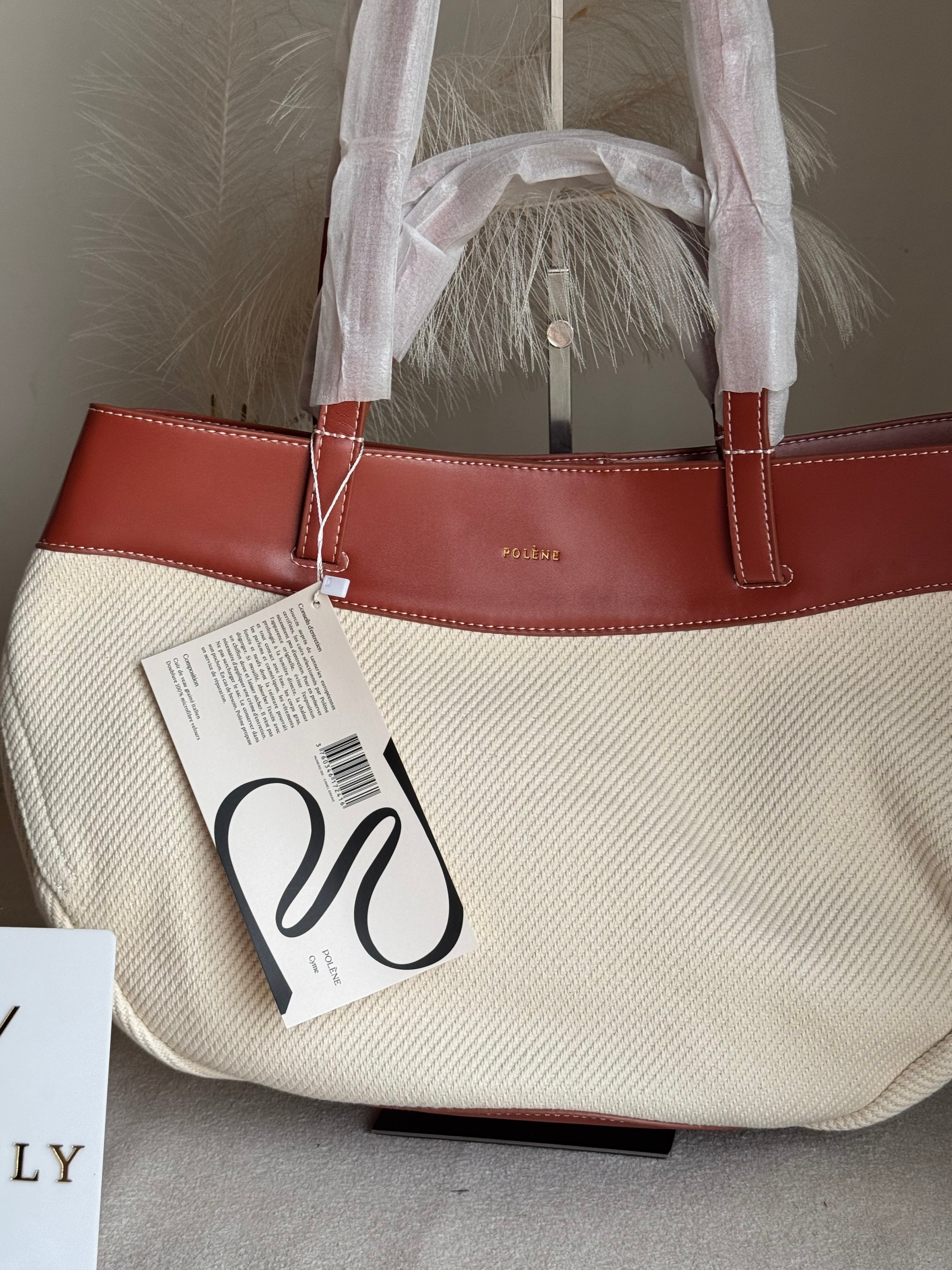 Polene Cyme - Cream with Brown