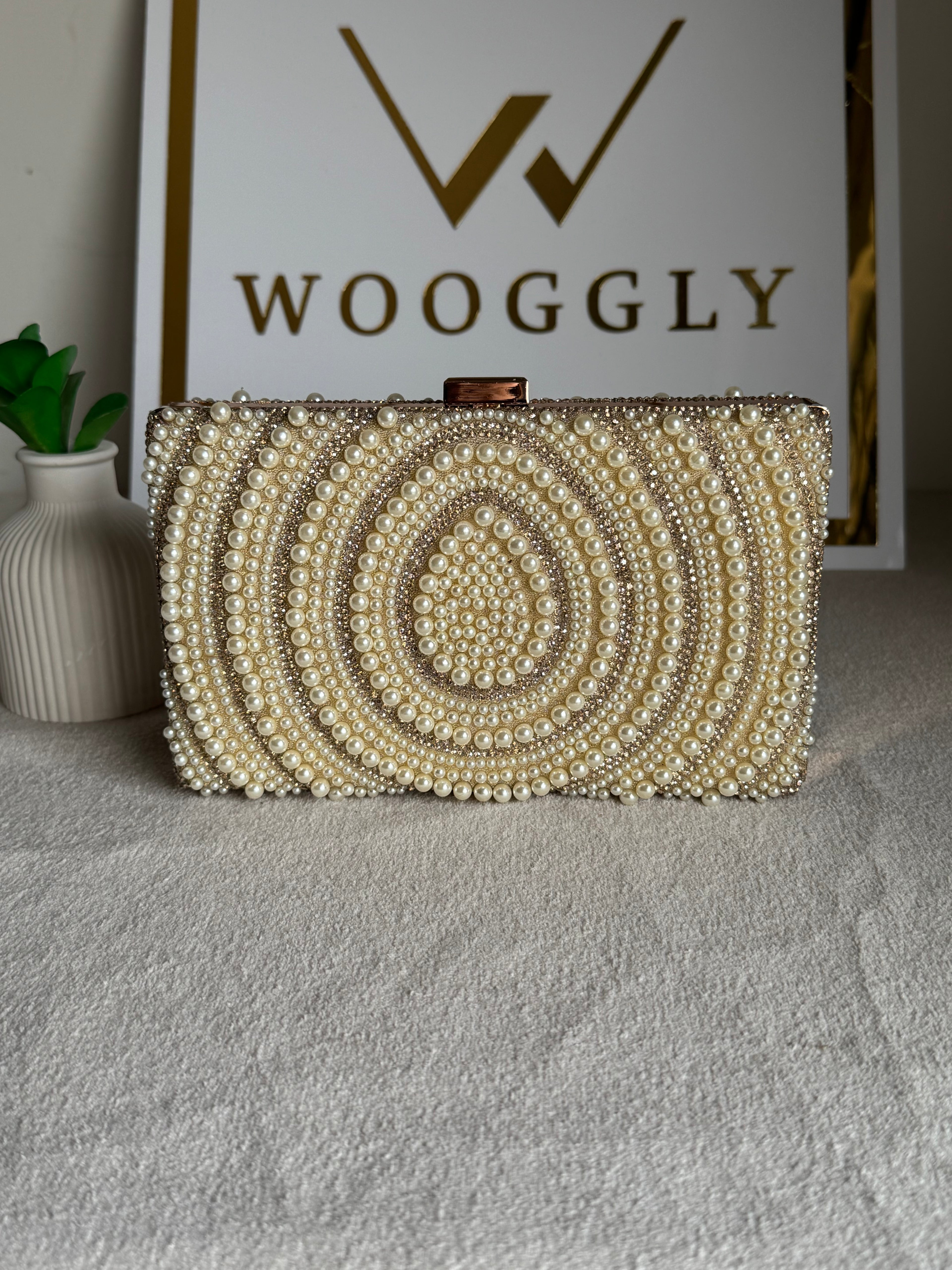 Forever Pearl Clutch