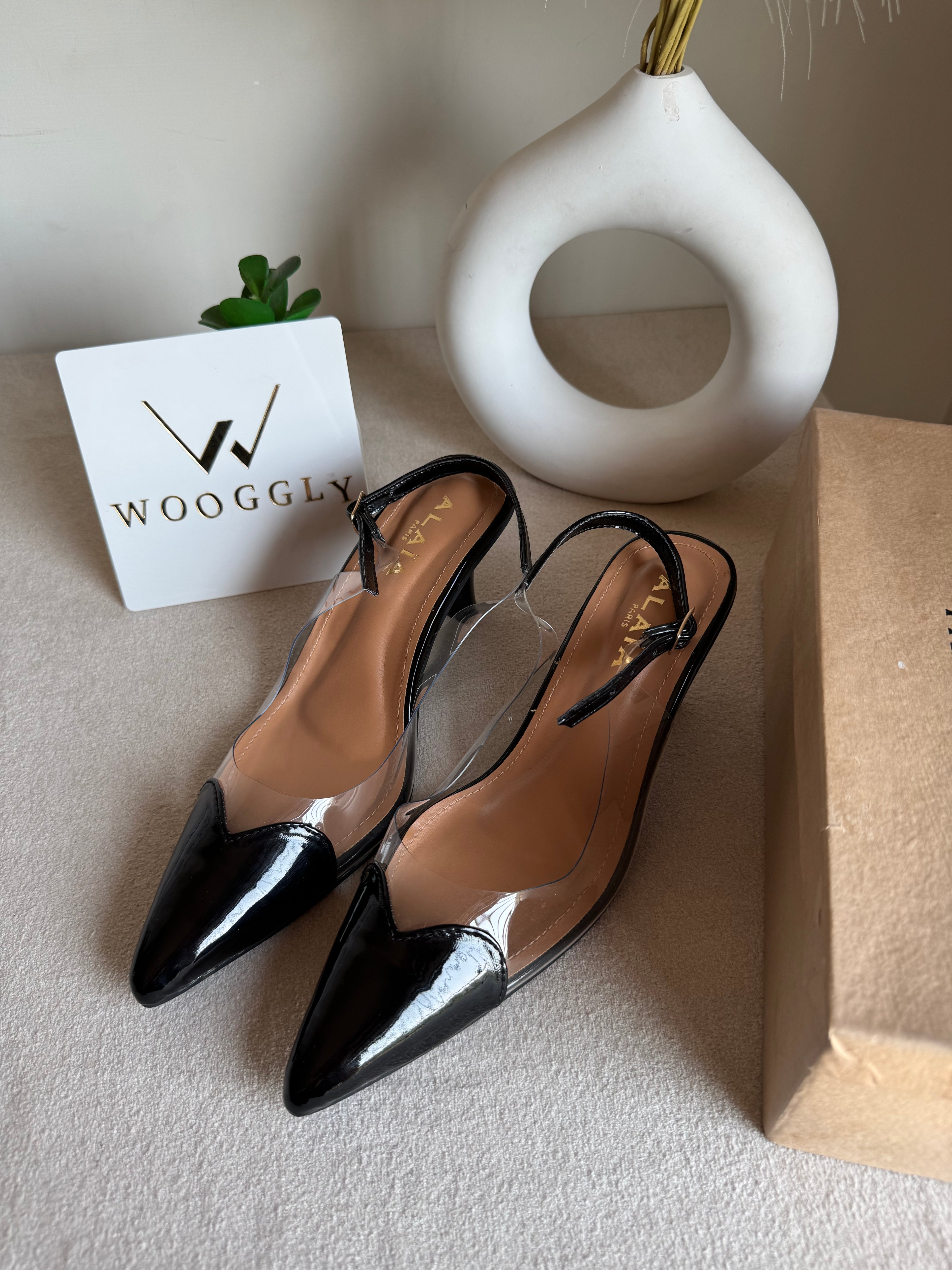 Alaia Paris Heels - Black