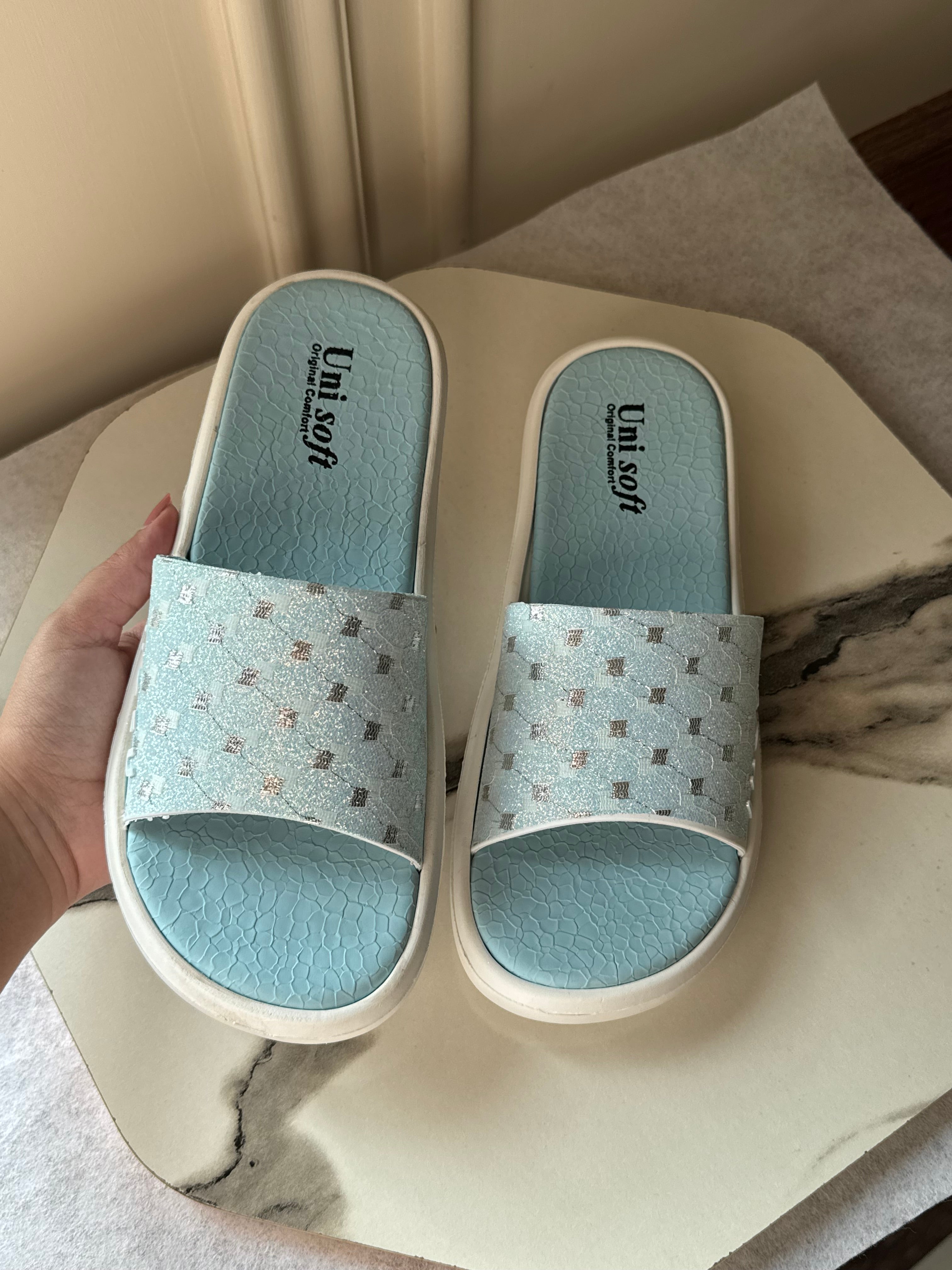 Soft Cotton Sky Slides
