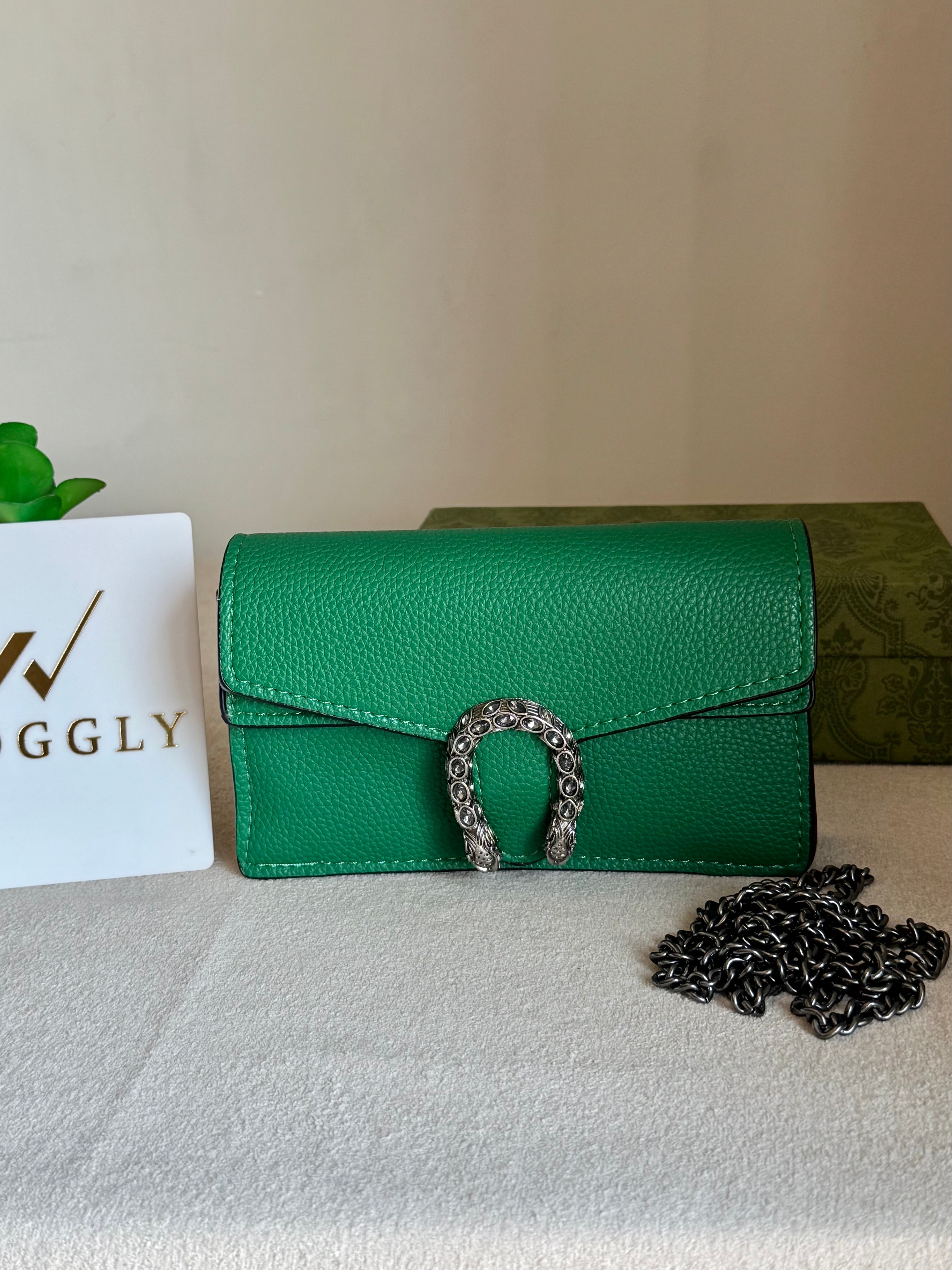 Viral Mini Gucci Bag Green - Box Packing