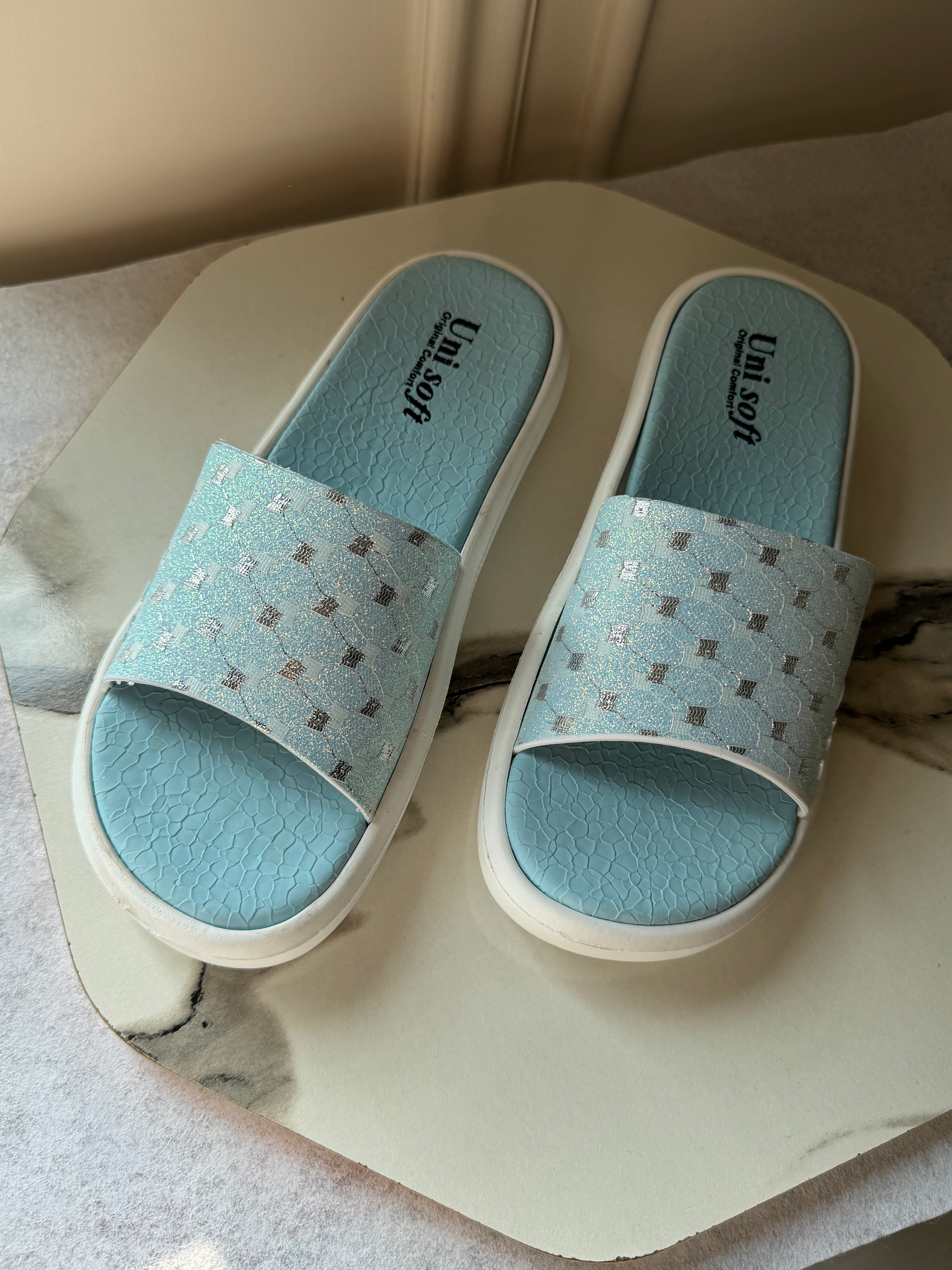 Soft Cotton Sky Slides