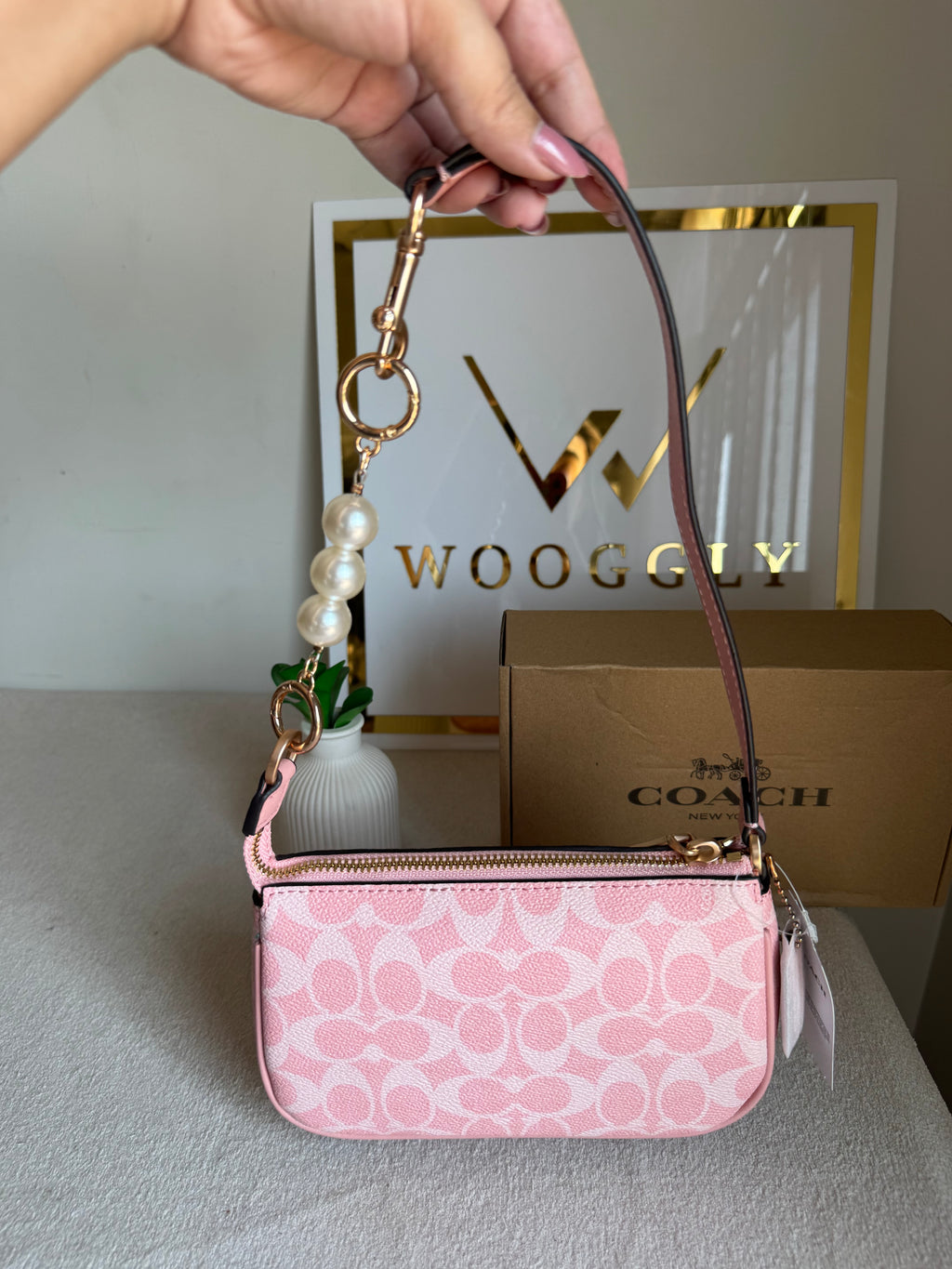 COACH Nolita 19 PINK - BOX PACKING