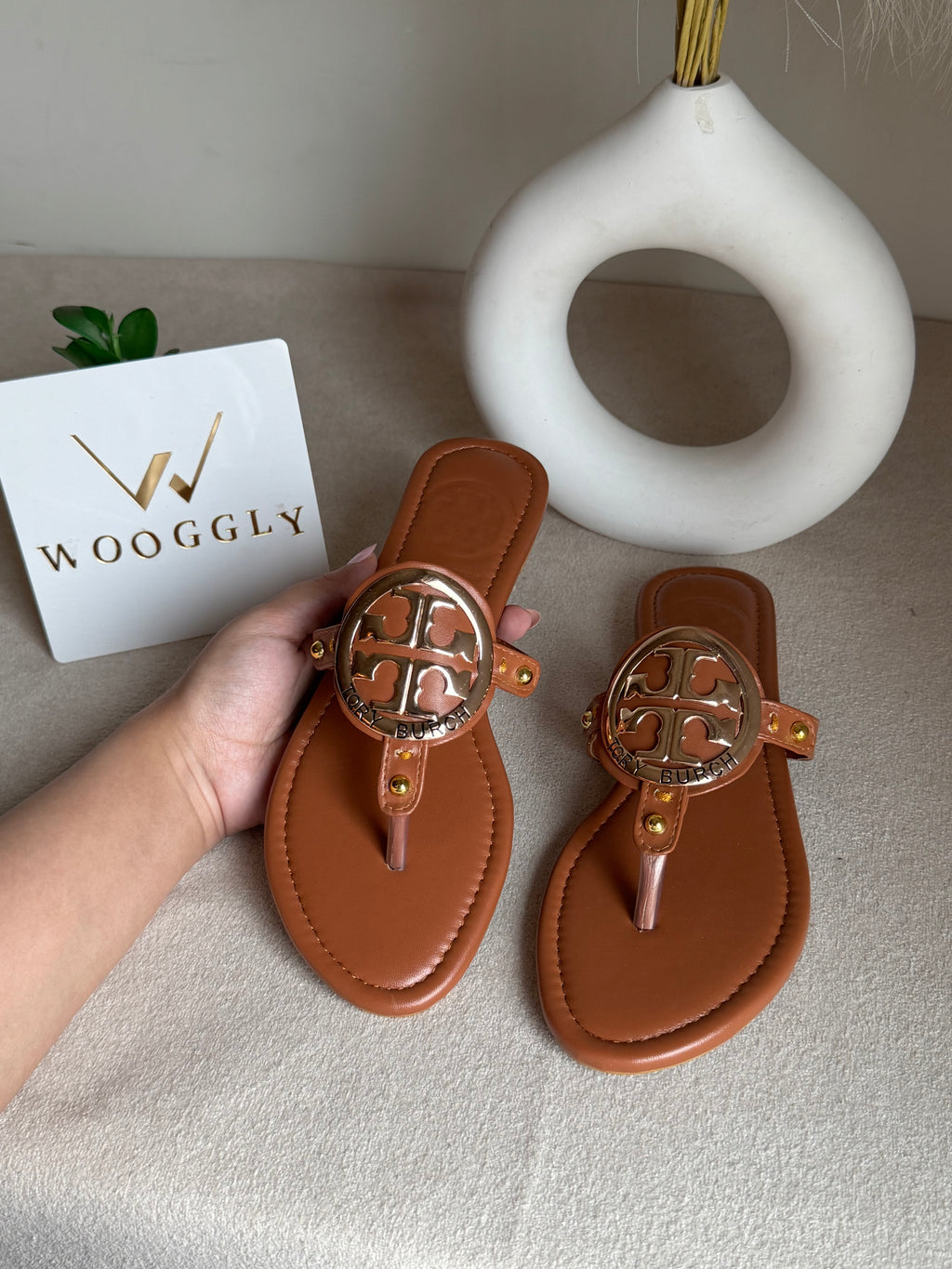 Viral Tory Burch Slides Brown