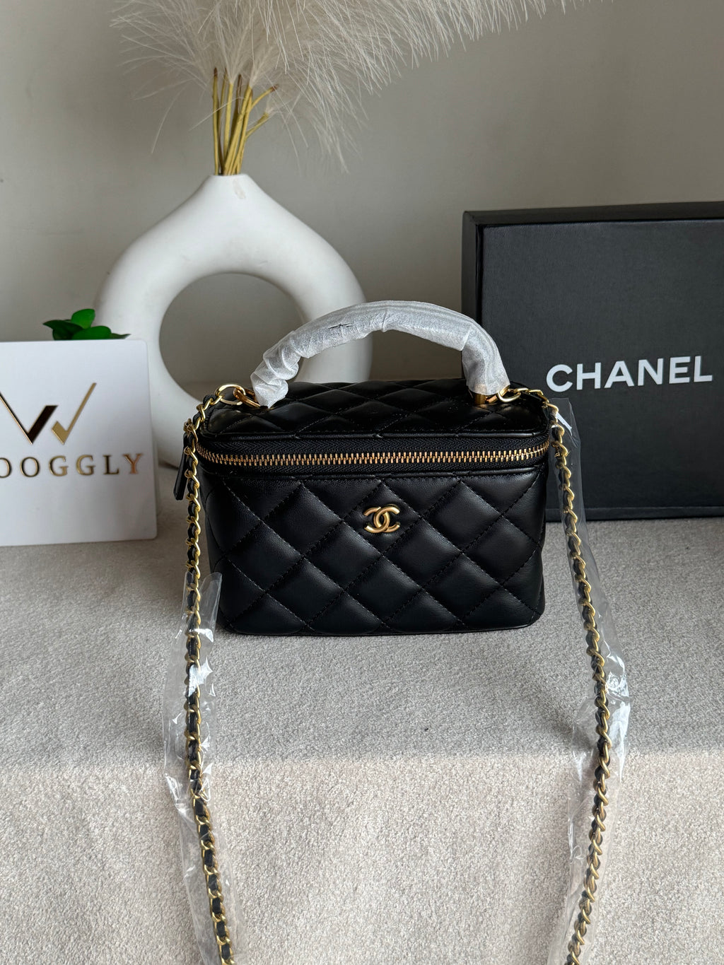 CH Mini Box Bag - Black
