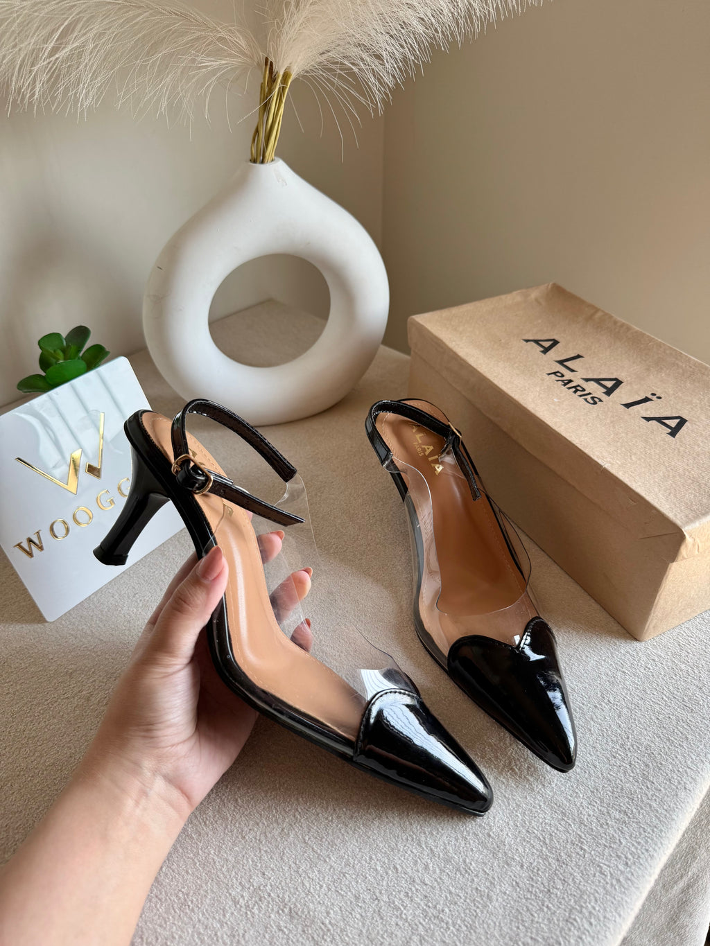 Alaia Paris Heels - Black