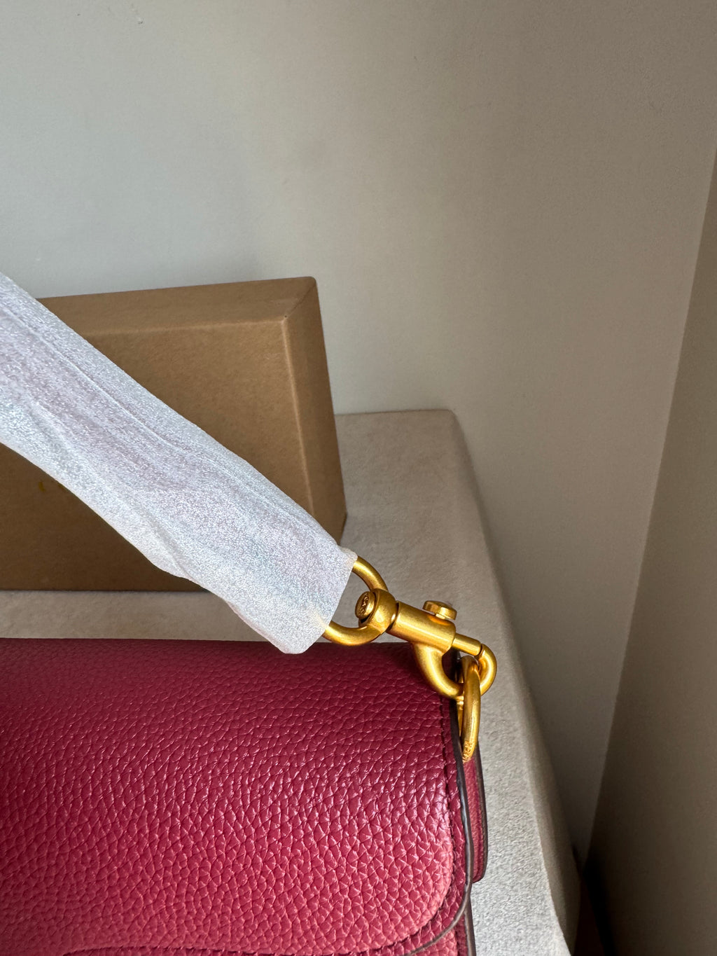 COACH TABBY Maroon Good Quality -  BOX PACKING