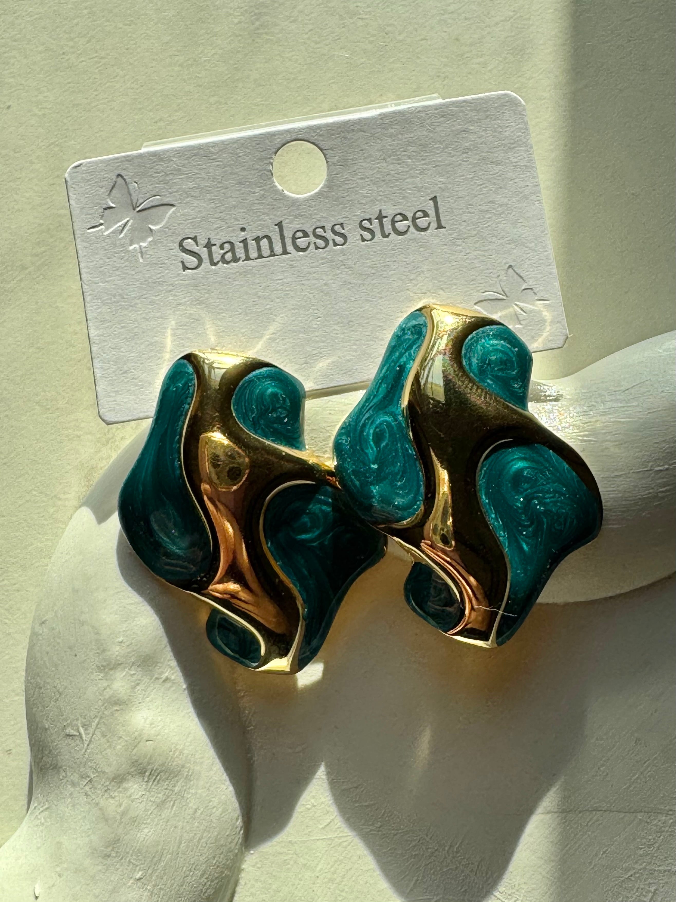 Ocean Bloom Studs