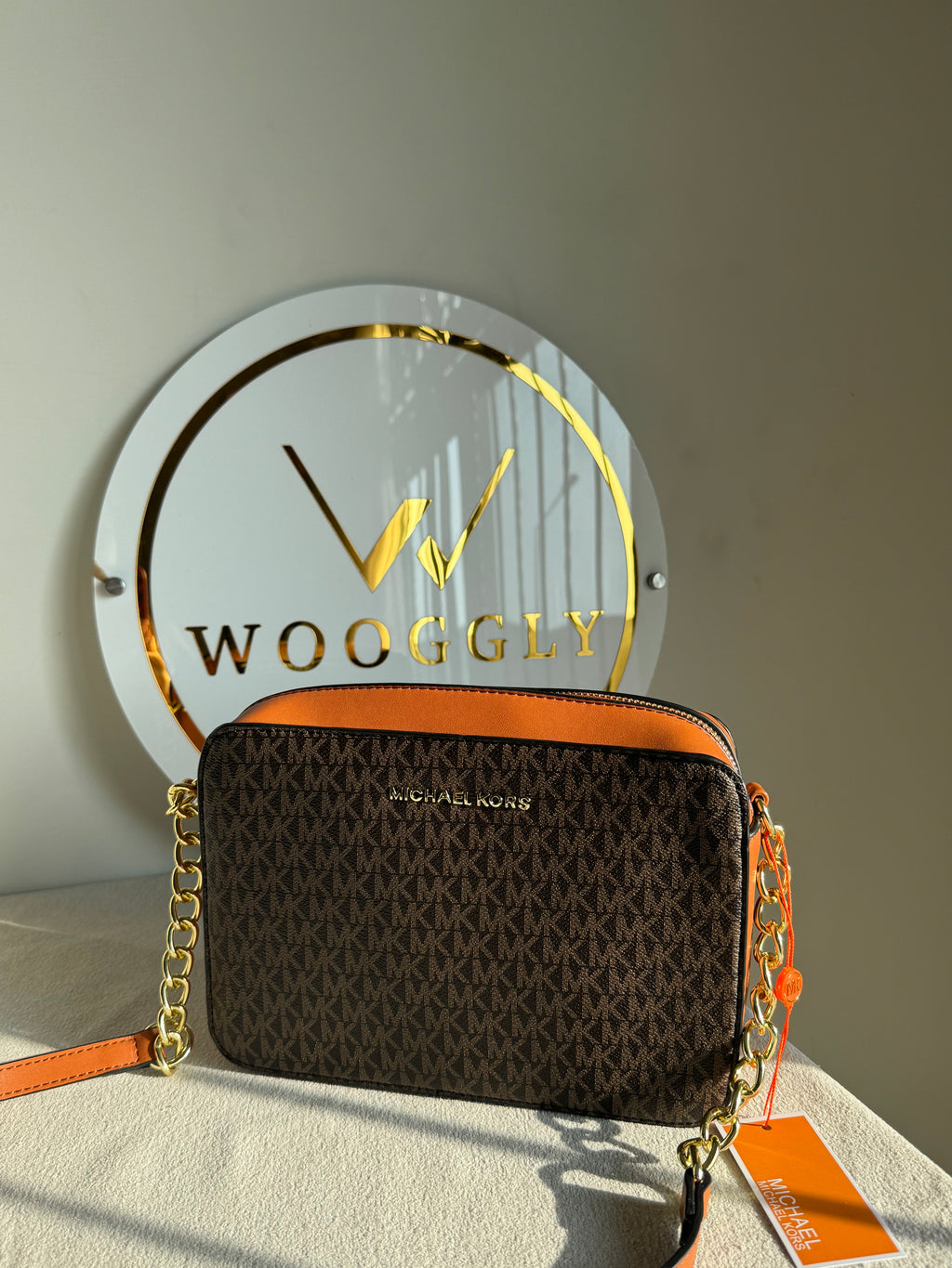 Premium Michael Kors Crossbody Bag (Brown)