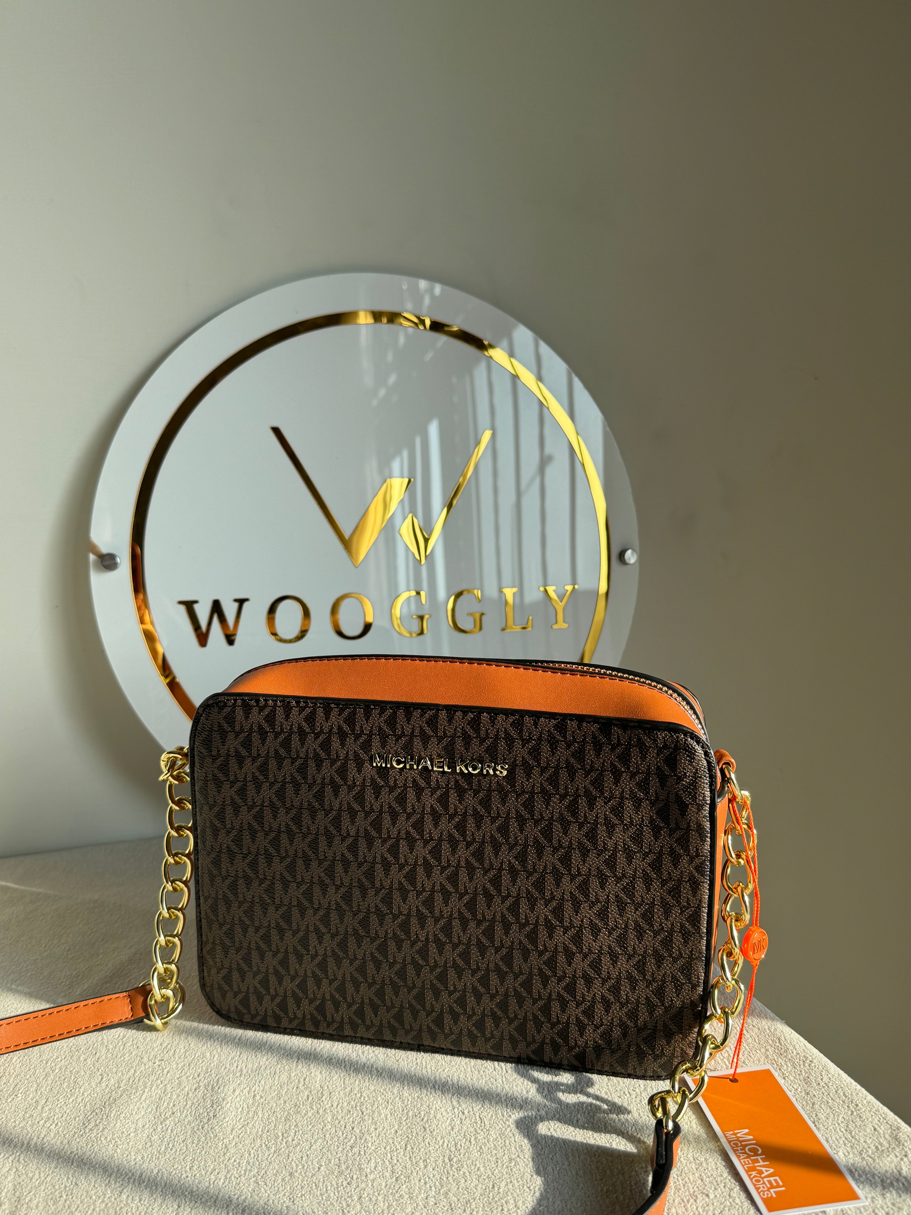 Premium Michael Kors Crossbody Bag (Brown)
