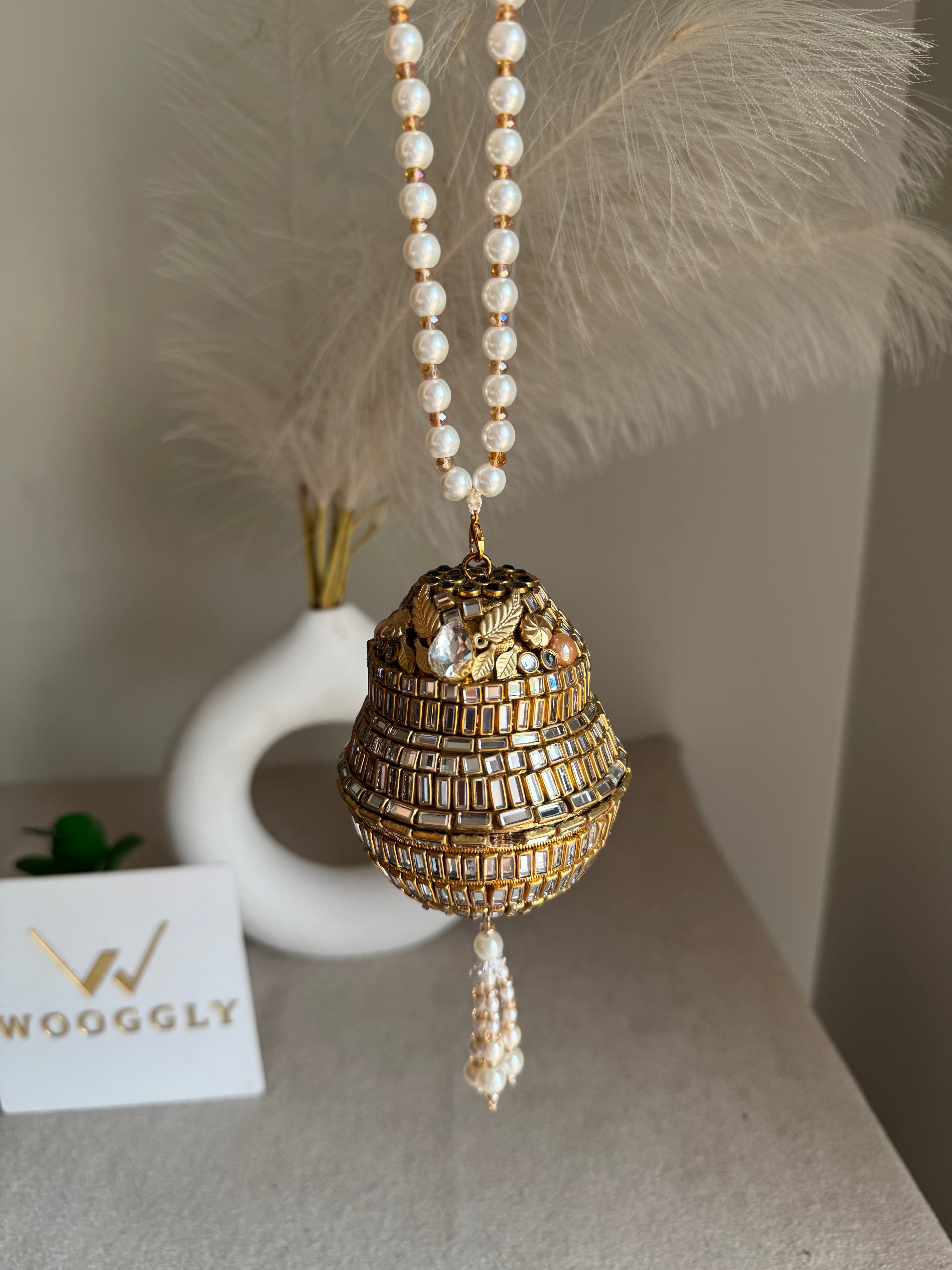 Turkish Potli - Kundan with Stone