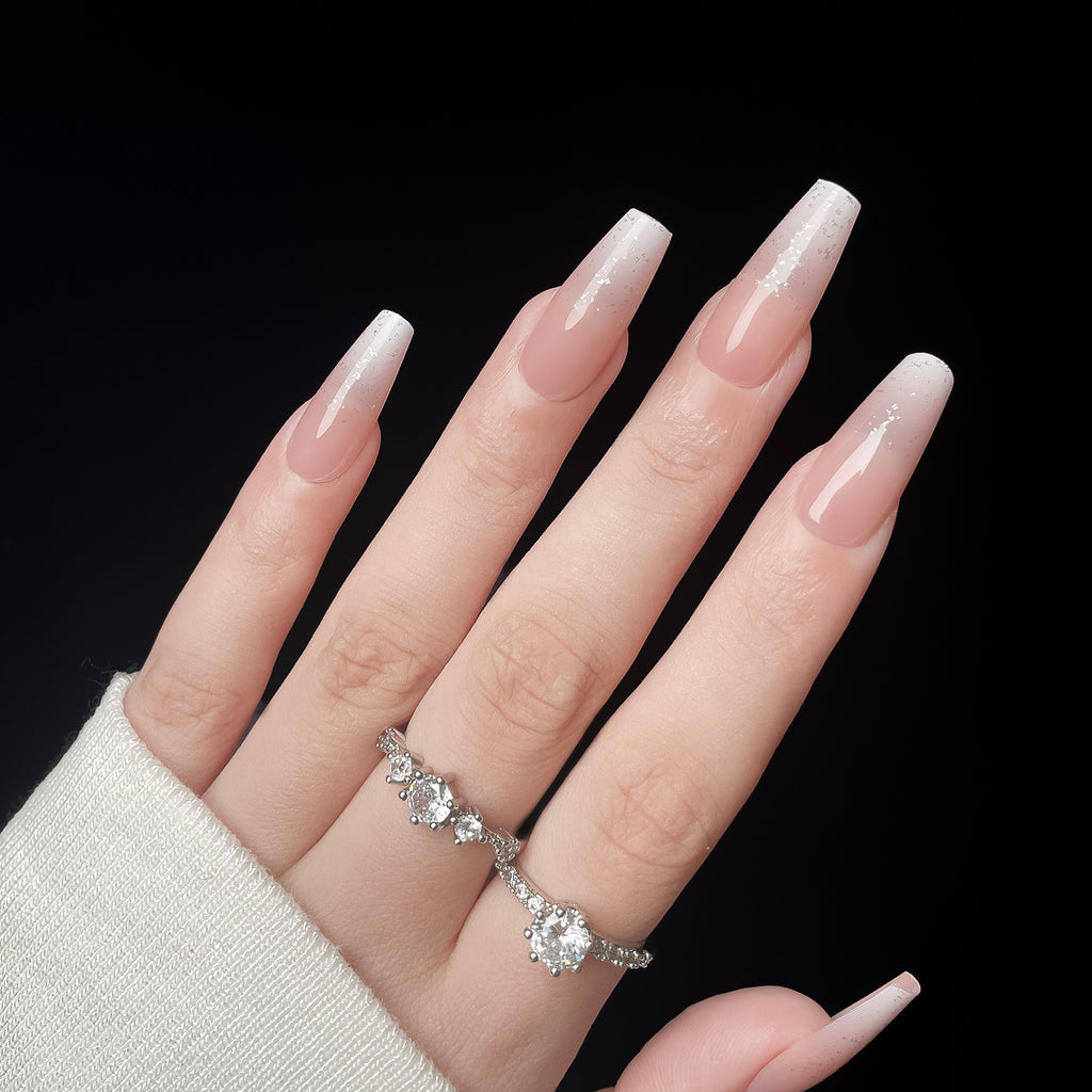 Gloss Pop Press On Nails - 24 Pieces Complete Kit