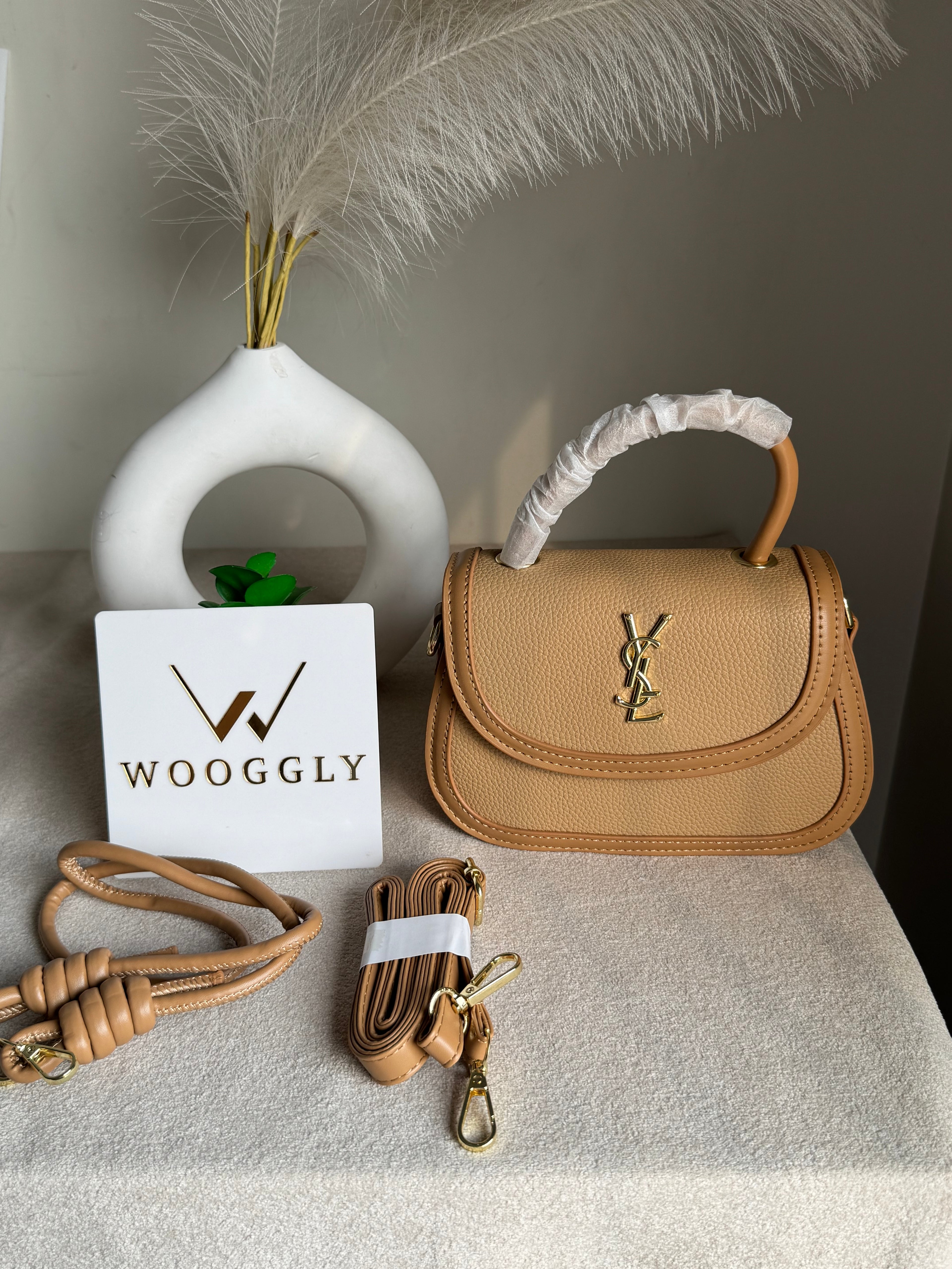 YSL Hand Bag Brown