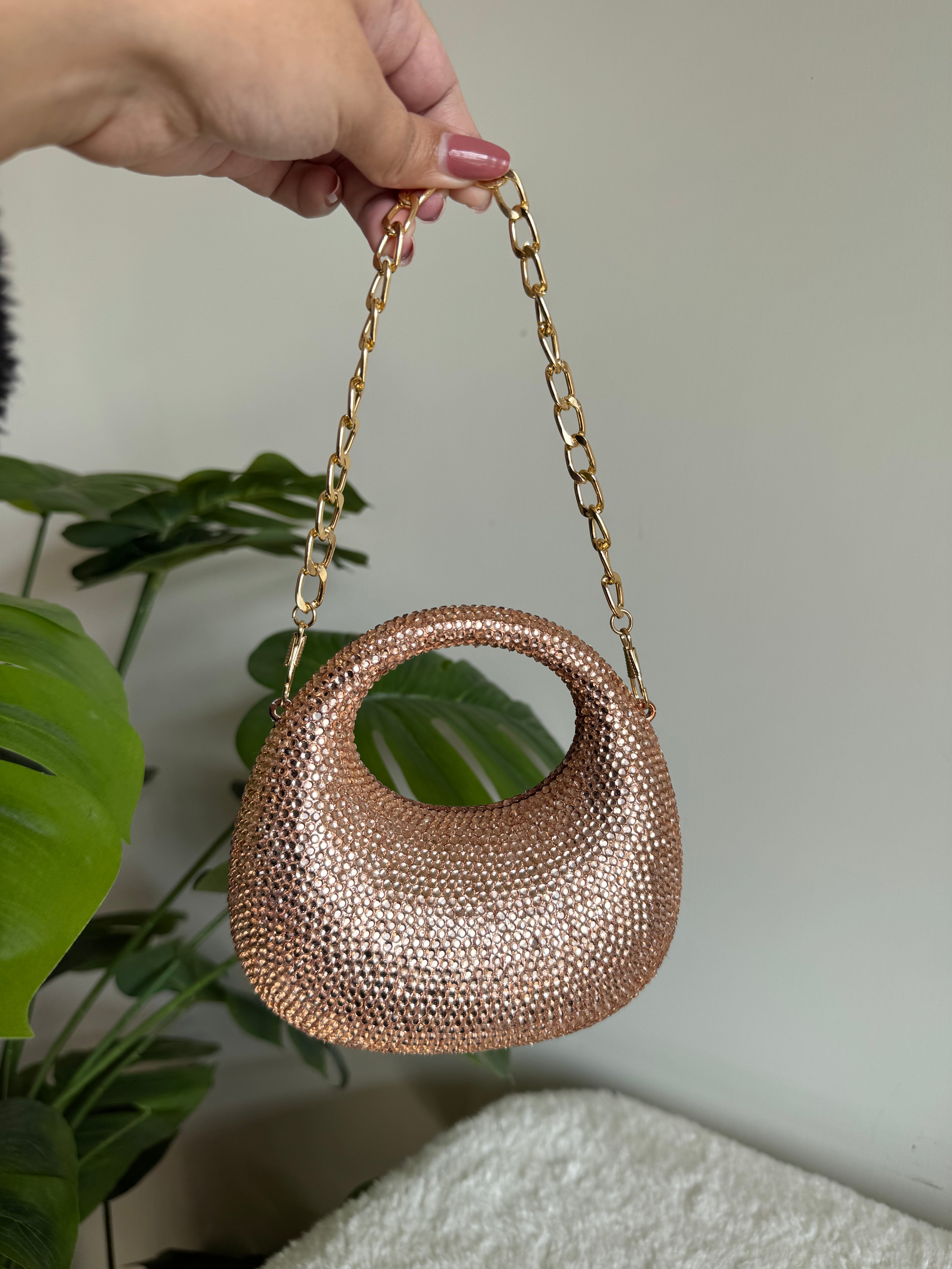 Viral Swarovski Clutch - Mini Rose Gold