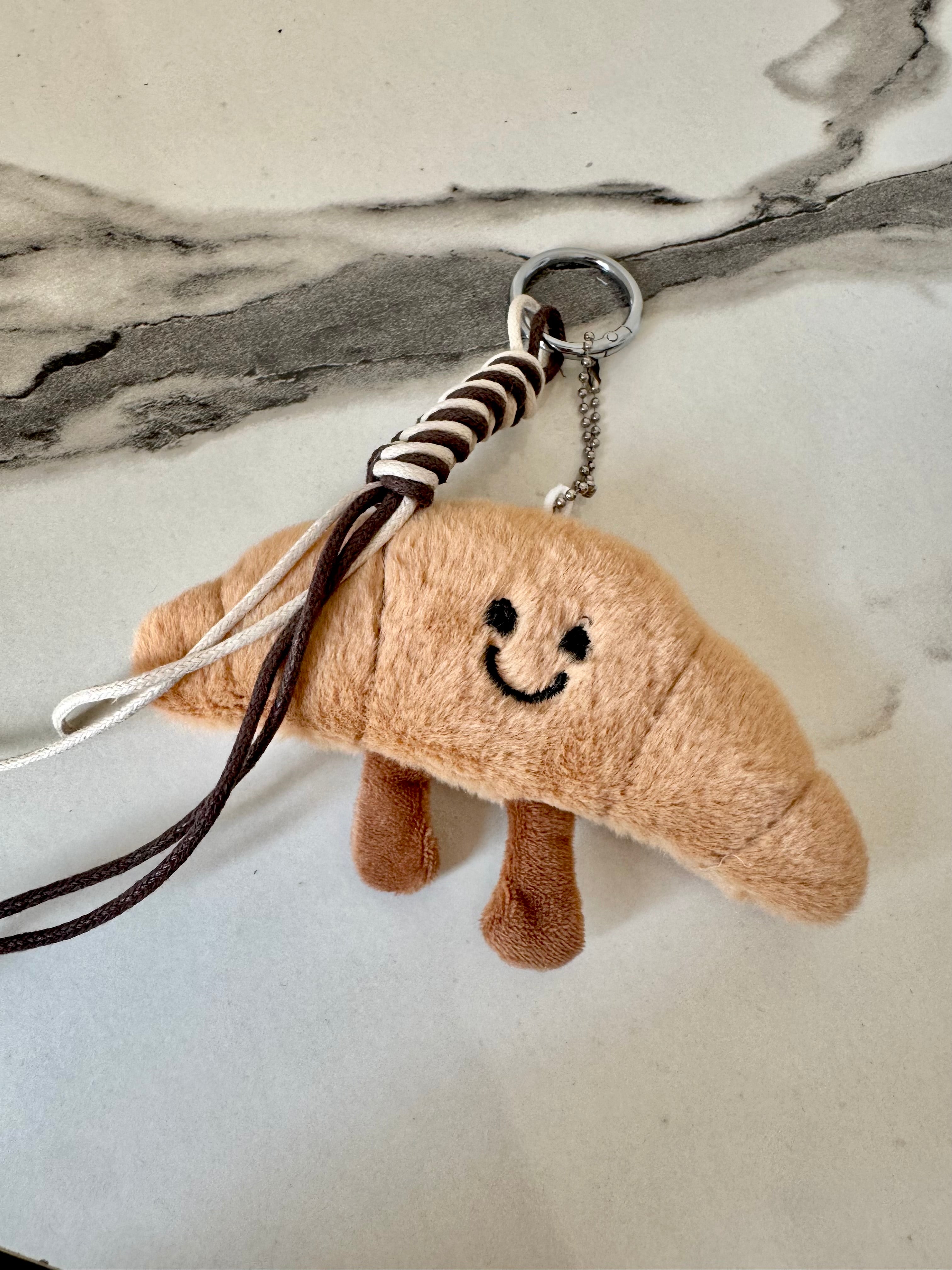 Super Cute Croissant Bag Charm