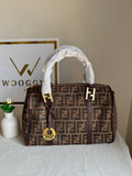 Fendi Signature Hand Bag - Signature Brown