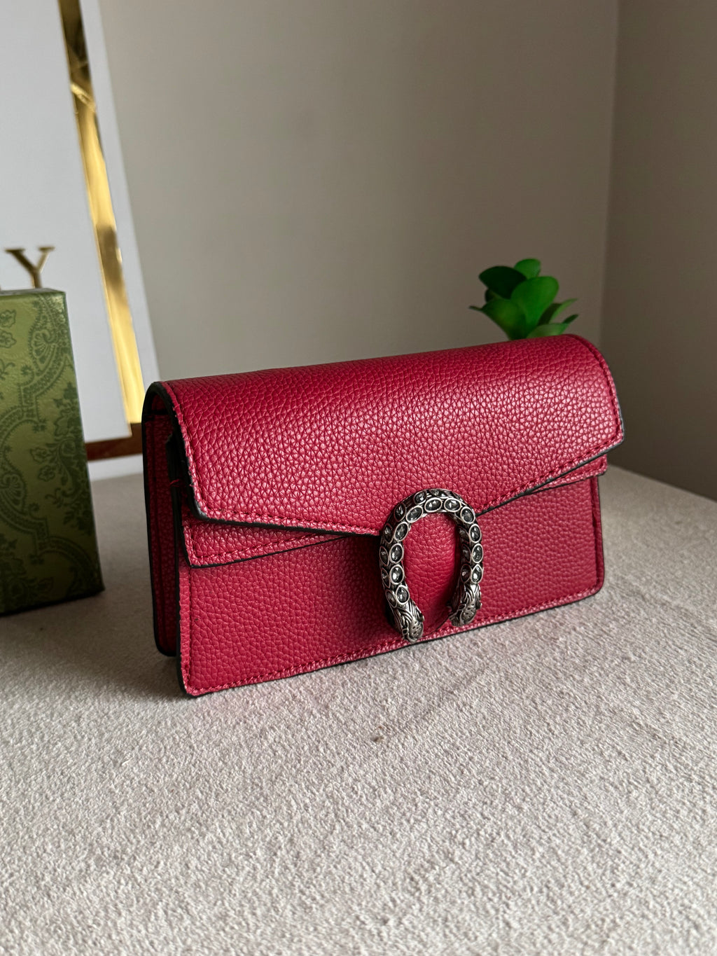 Viral Mini Gucci Bag Red - Box Packing
