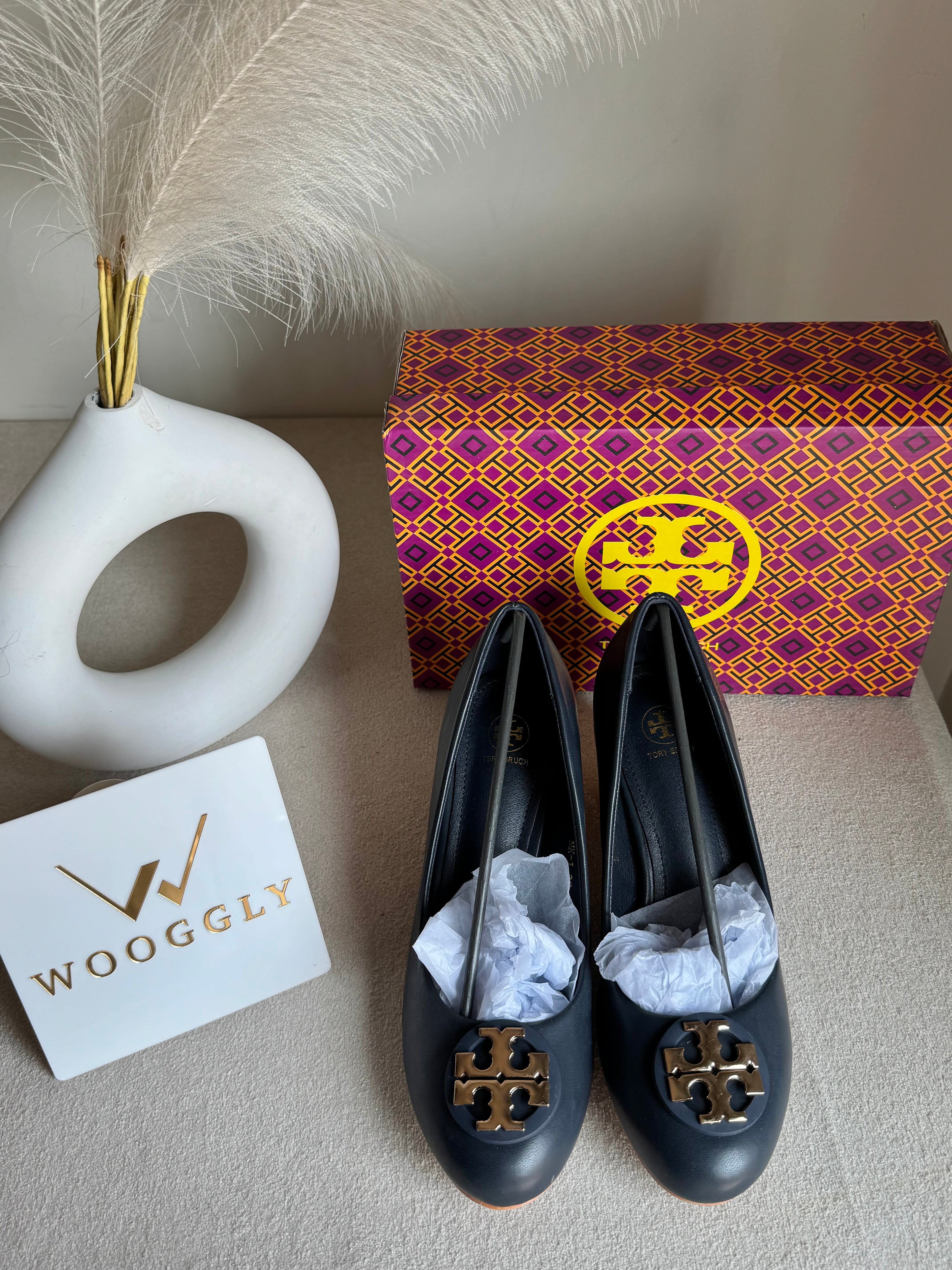 IMPORTED Classic Court Heels - Blue