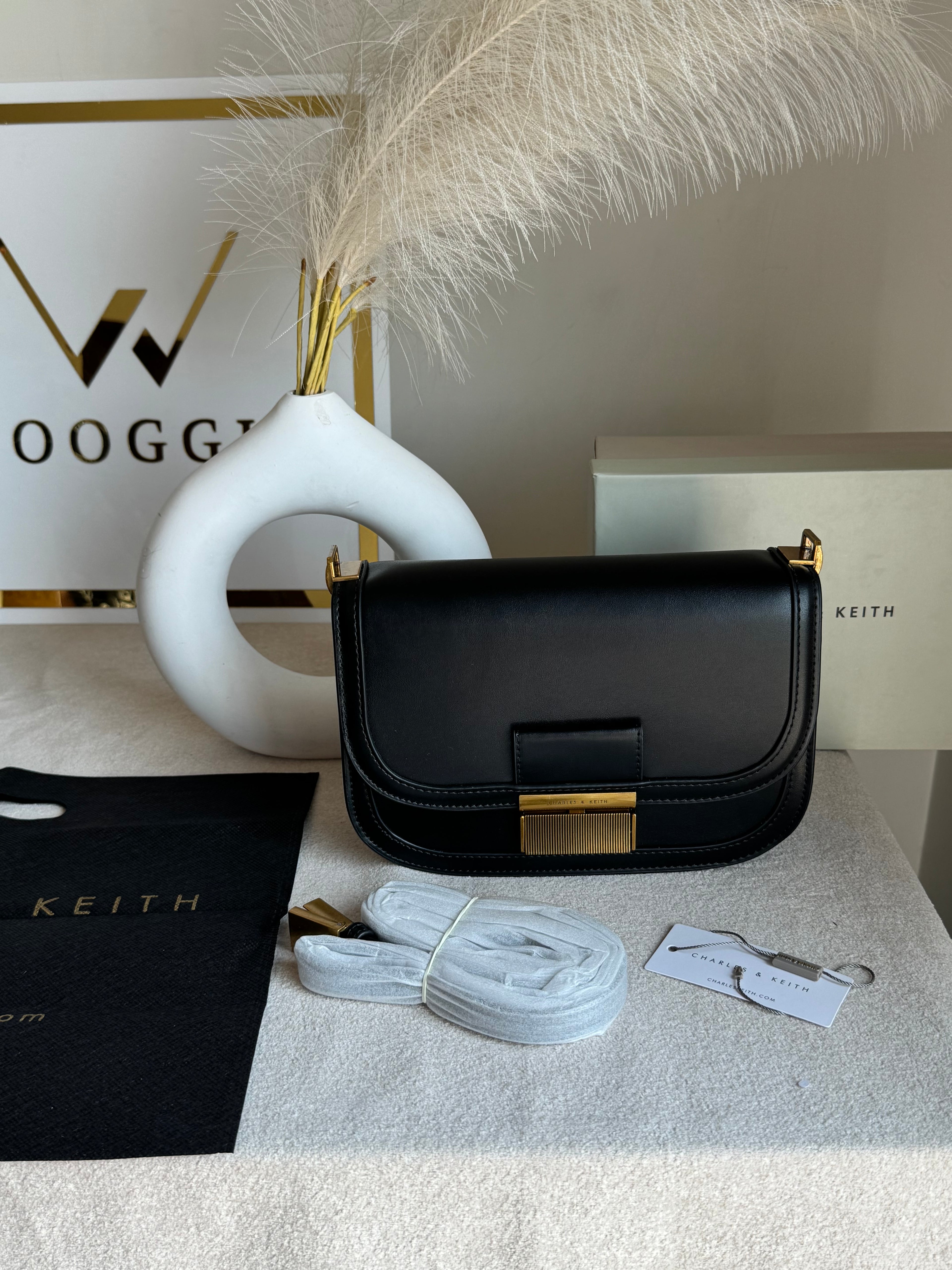 Premium C&K Coco Bag with PROPER PACKING Black