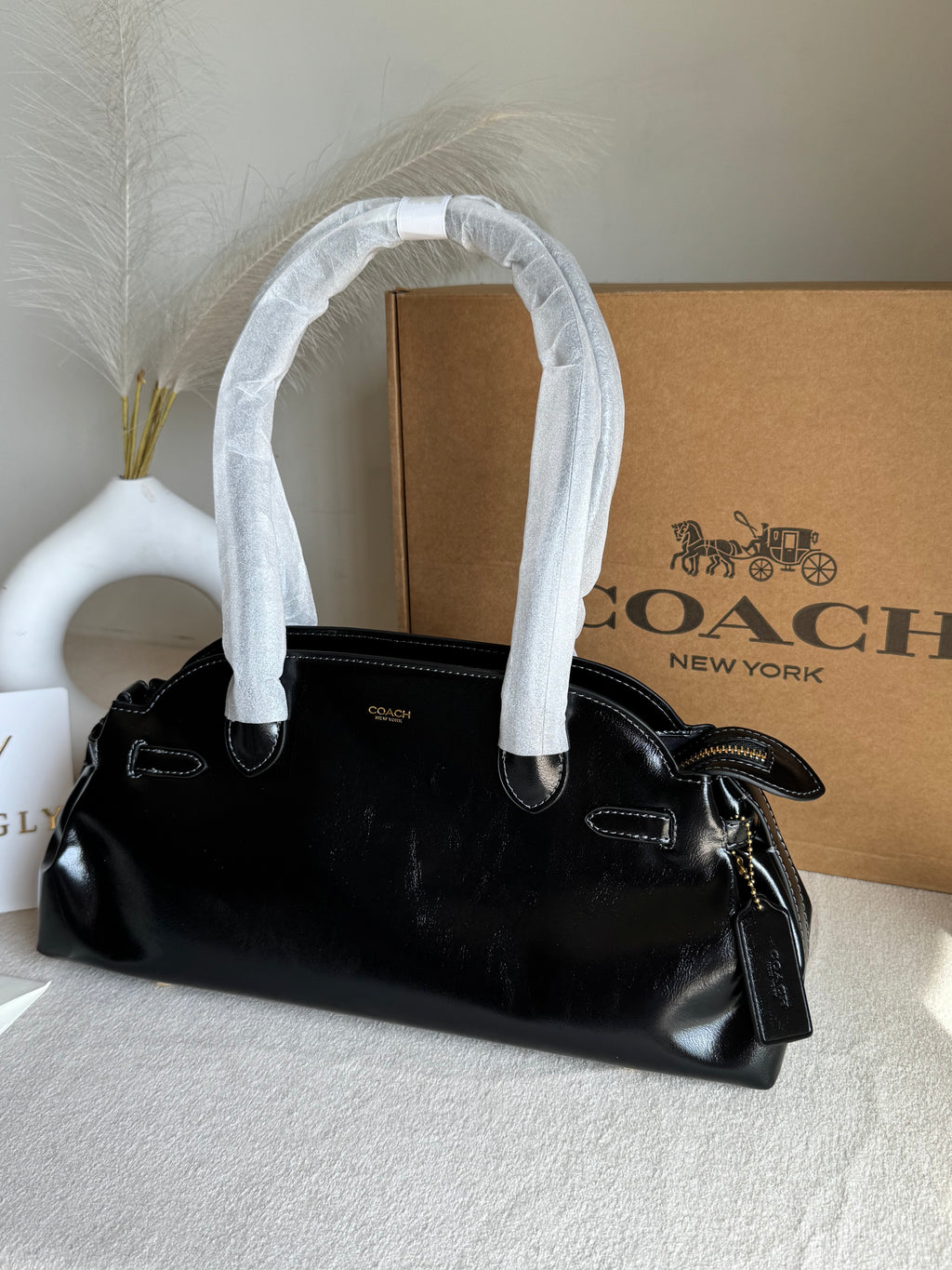 COACH Empire Bag EXTREMELY PREMIUM (Black) - BOX PACKING